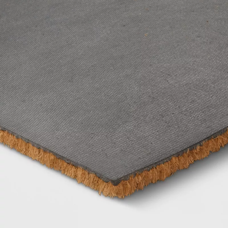 1'6"x2'6" So Happy You're Here Doormat Natural - Threshold™ - Image 4