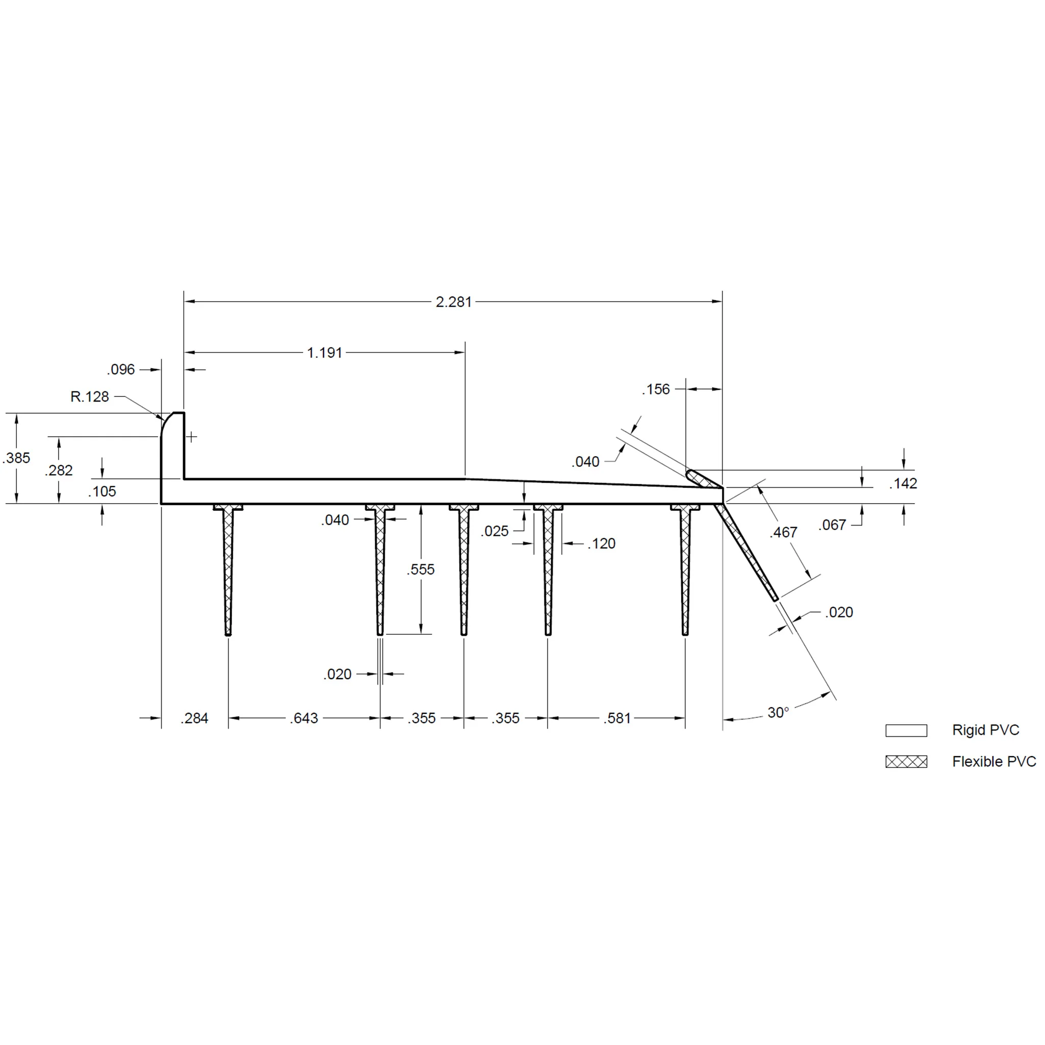 2-2.25" Thick Universal Staple-On Door Sweep - Image 3