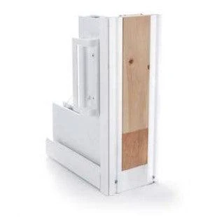 3 Panel Sliding White Patio Door (Low-E Clear Glass) - Image 4