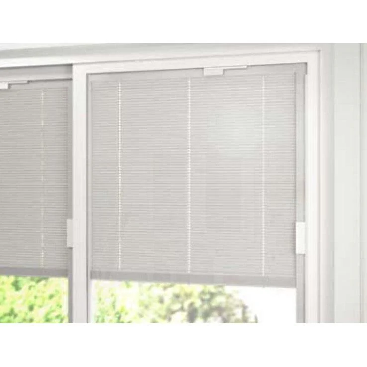 4 Panel Sliding White Patio Door (Raise & Lower Blinds) - Image 3