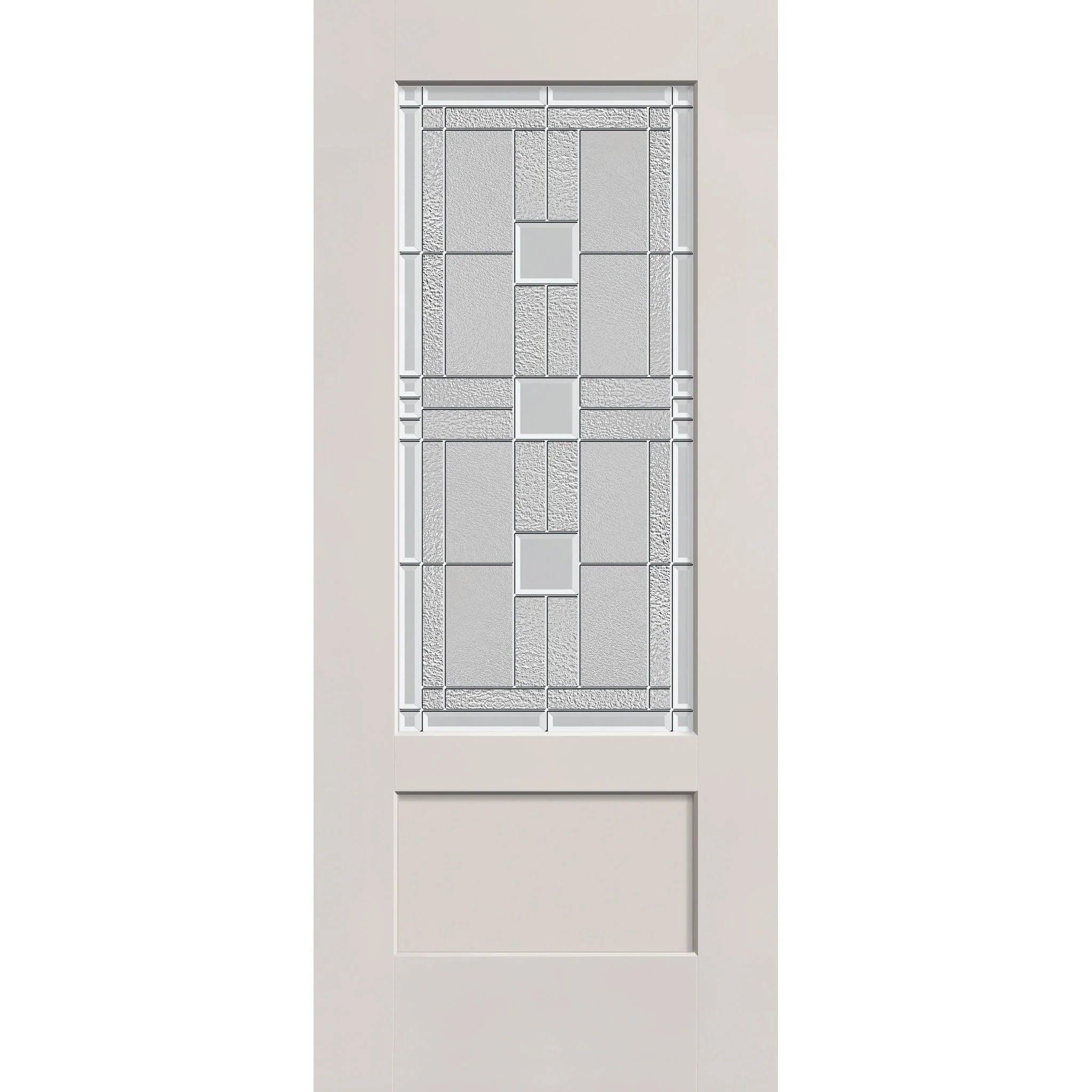Austin Flush Glazed Fiberglass Entry Door - 3/4 Lite Shaker (34" x 80")