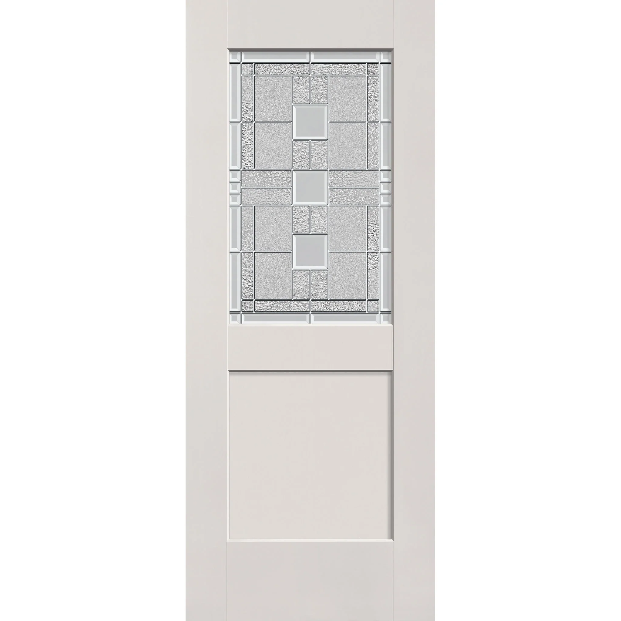 Austin Flush Glazed Fiberglass Entry Door - Half Lite Shaker (32" x 80")