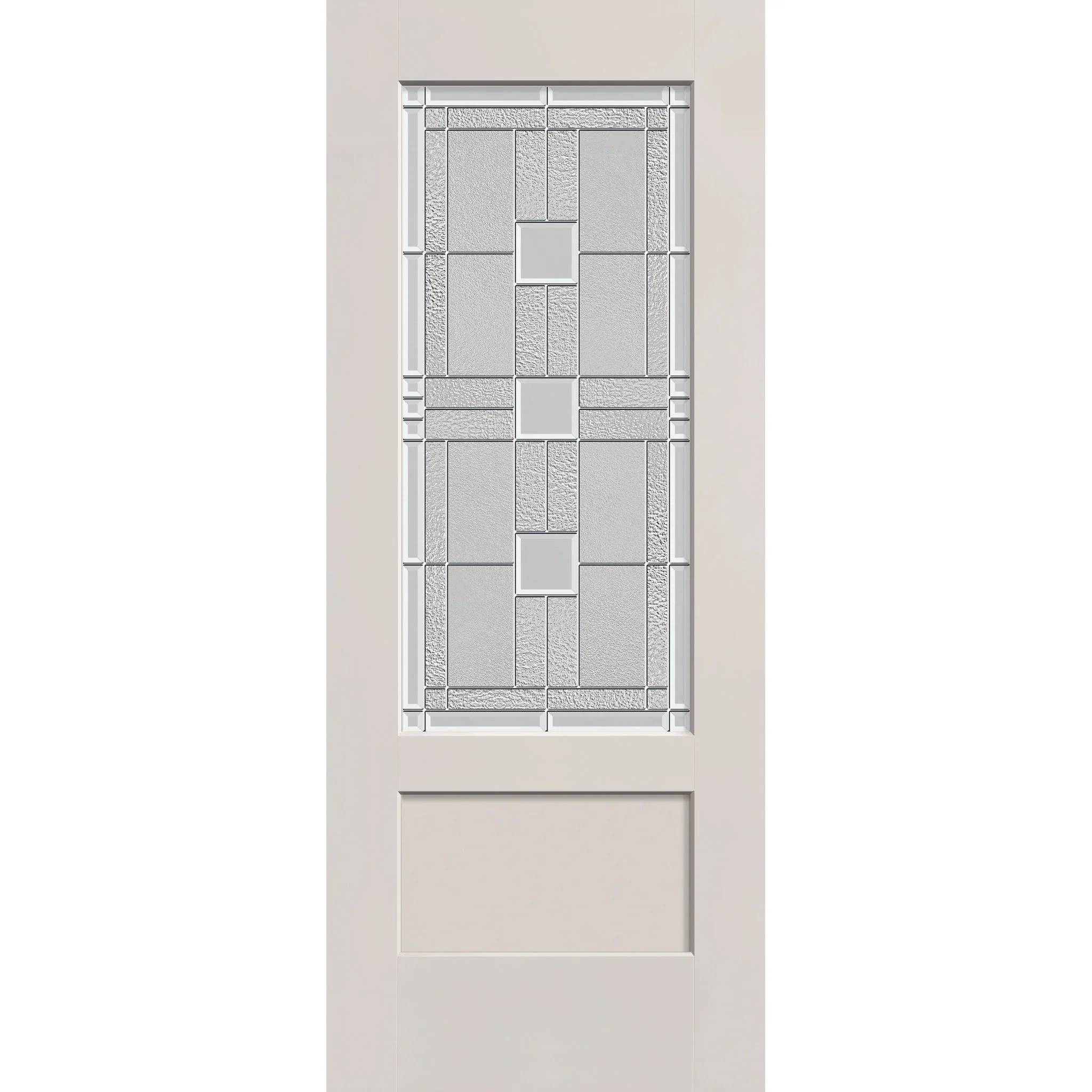 Austin Flush Glazed Hurricane-Rated Fiberglass Entry Door - 3/4 Lite Shaker (32" x 80")