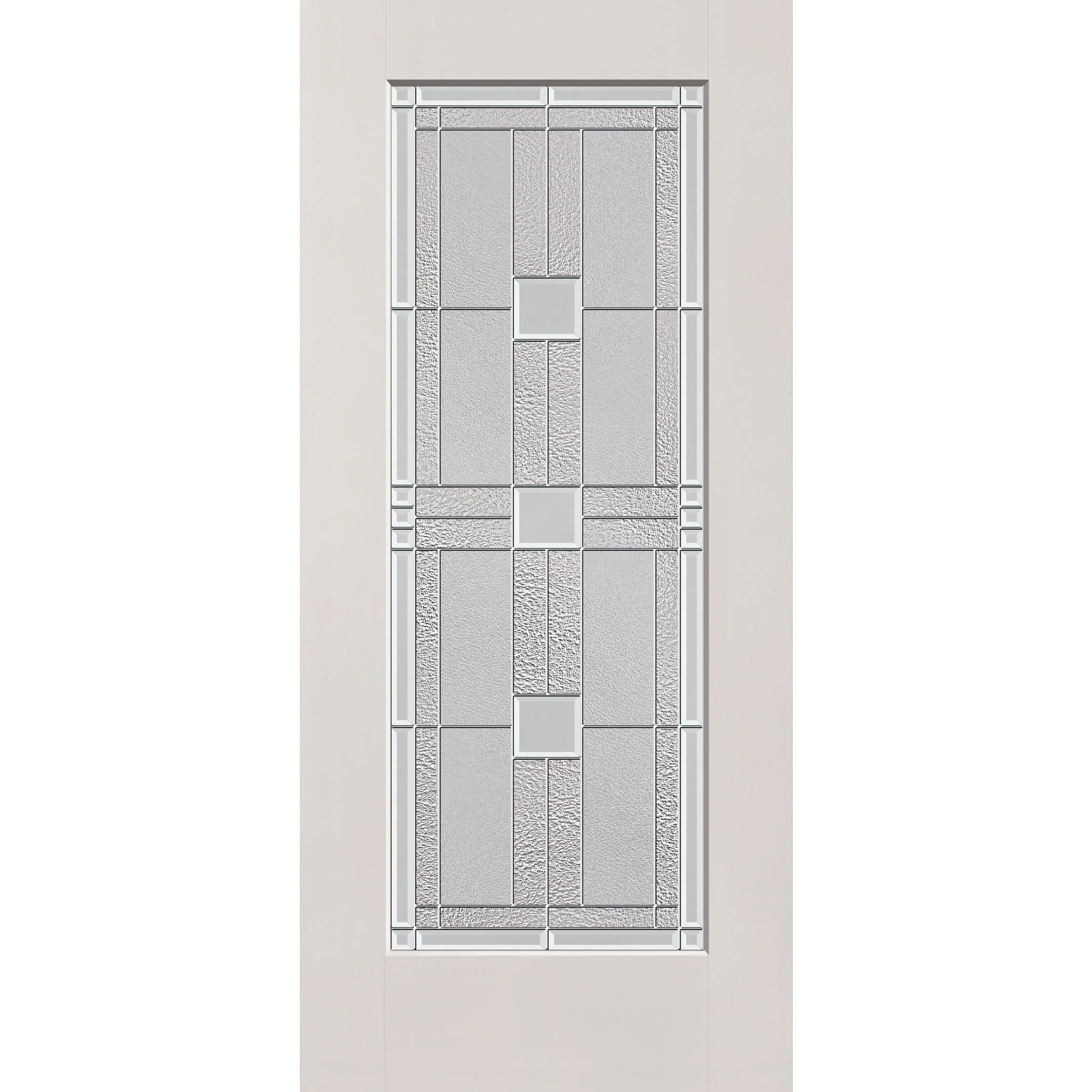Austin Flush Glazed Hurricane-Rated Fiberglass Entry Door - Full Lite (36" x 80") - Image 2