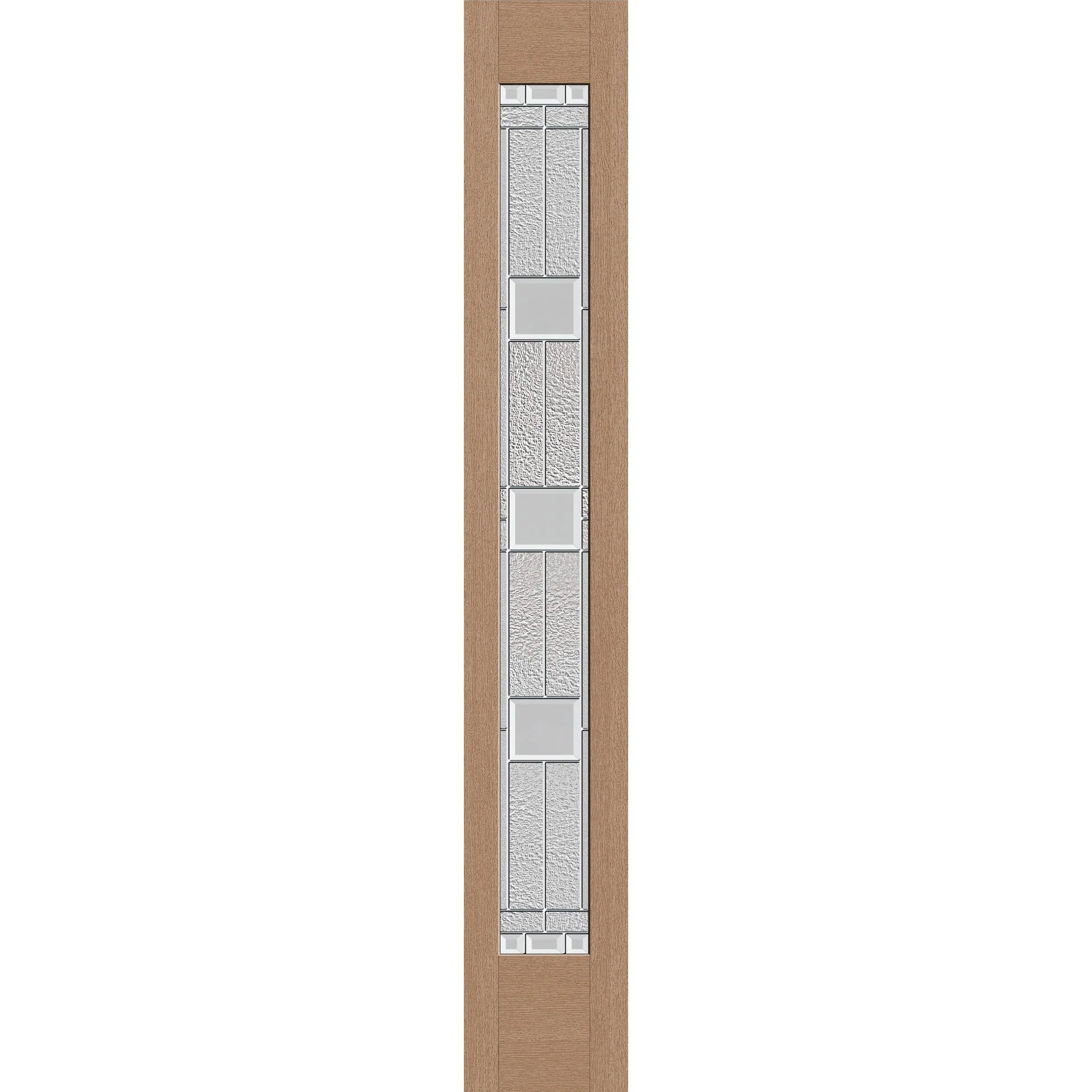 Austin Flush Glazed Hurricane-Rated Fiberglass Sidelite Panel - Full Lite (12" x 80")