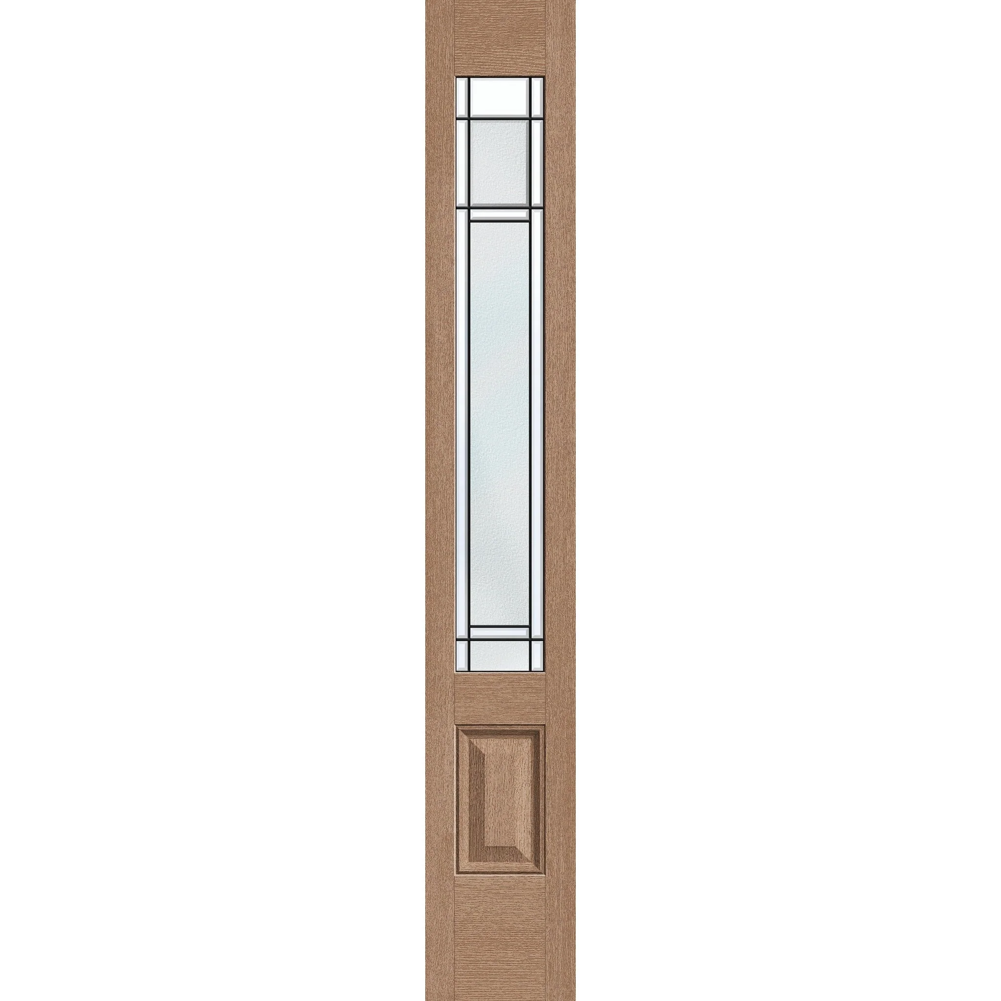 Berkley Flush Glazed Fiberglass Sidelite Panel - 3/4 Lite (12" x 80")