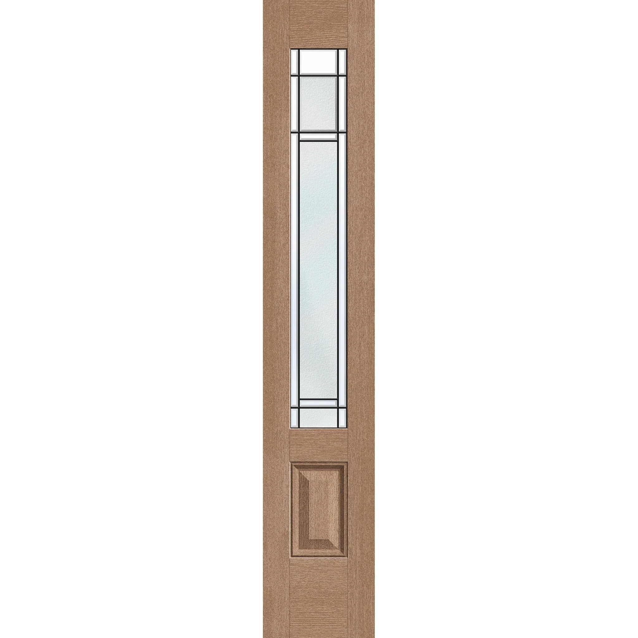 Berkley Flush Glazed Fiberglass Sidelite Panel - 3/4 Lite (14" x 80")