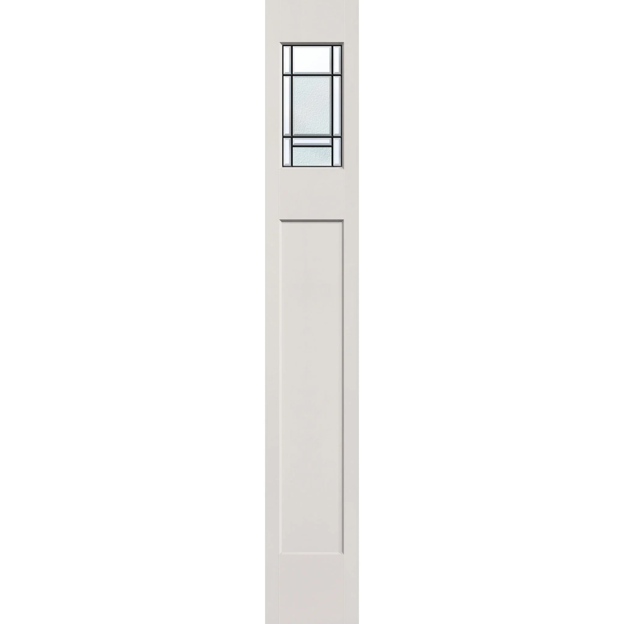 Berkley Flush Glazed Fiberglass Sidelite Panel - Craftsman Top Lite (12" x 80") - Image 2