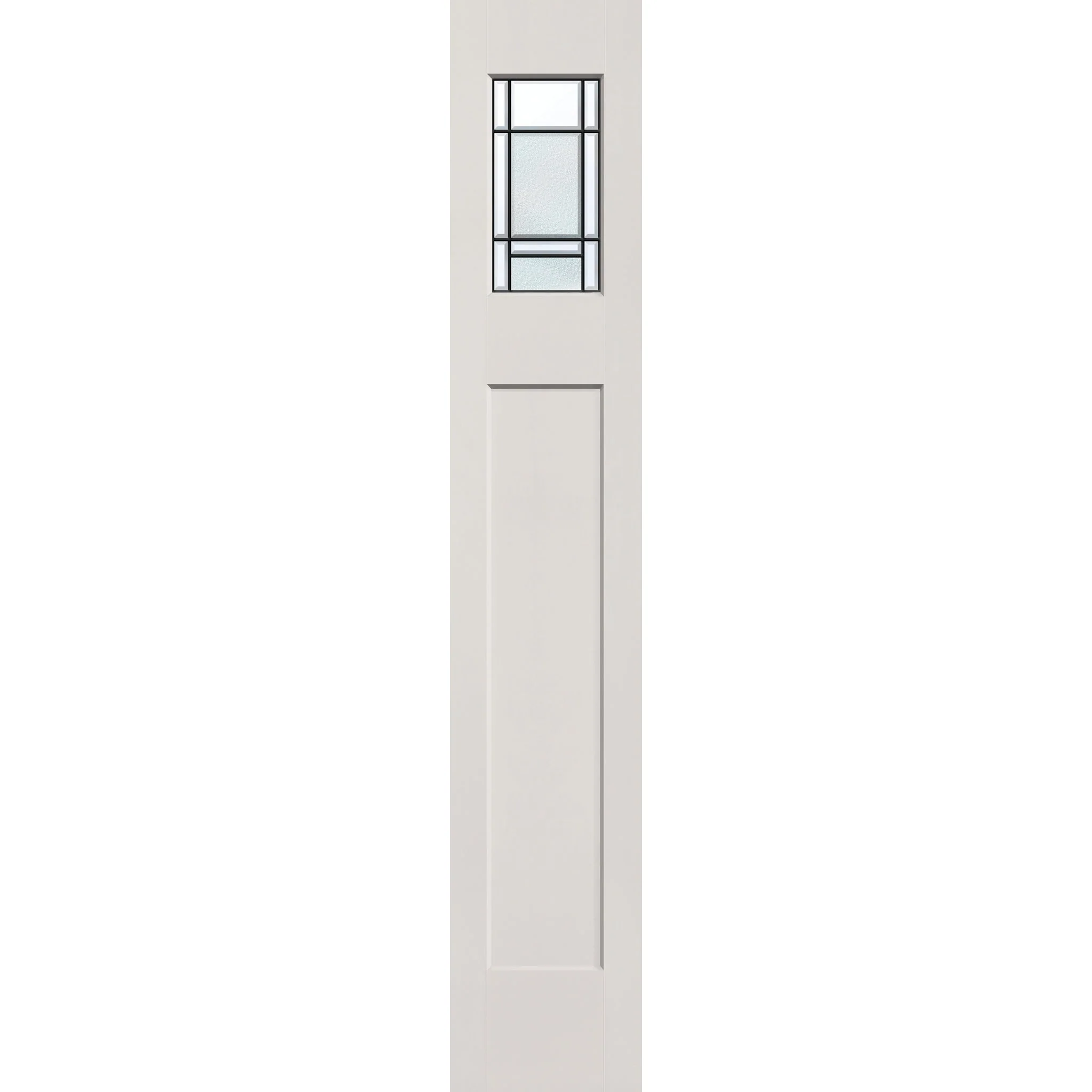 Berkley Flush Glazed Fiberglass Sidelite Panel - Craftsman Top Lite (14" x 80") - Image 2