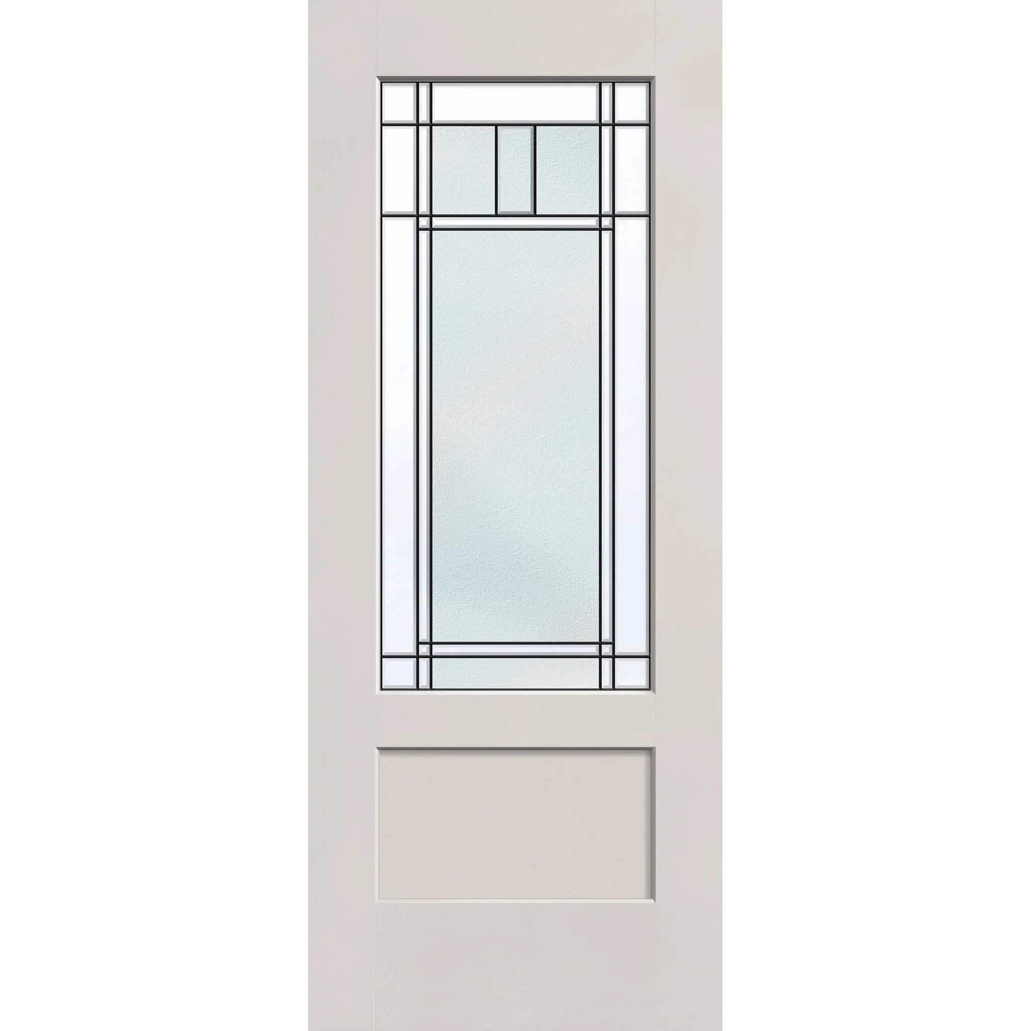 Berkley Flush Glazed Hurricane-Rated Fiberglass Entry Door - 3/4 Lite Shaker (32" x 80")