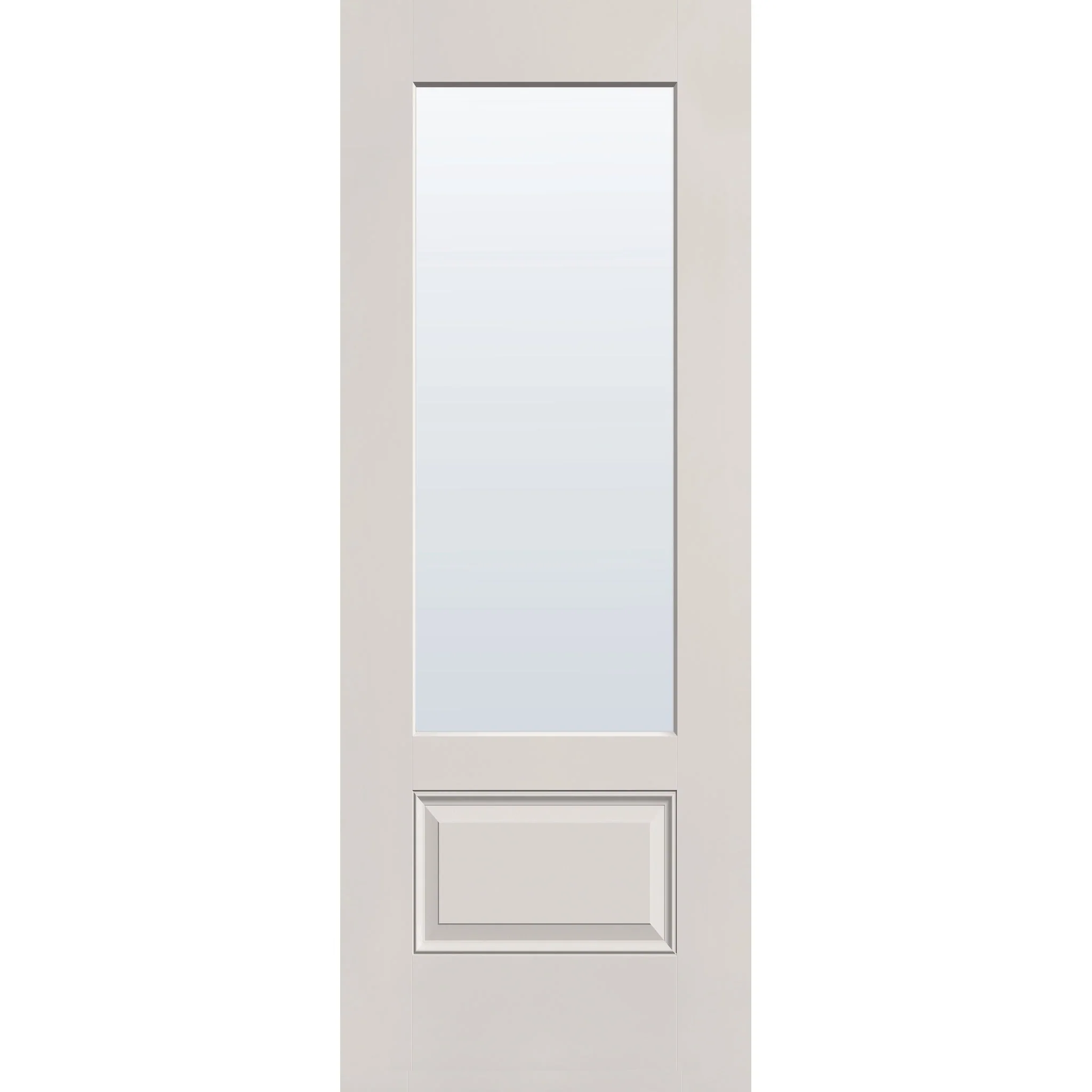 Clear Flush Glazed Fiberglass Entry Door - 3/4 Lite (30" x 80") - Image 2