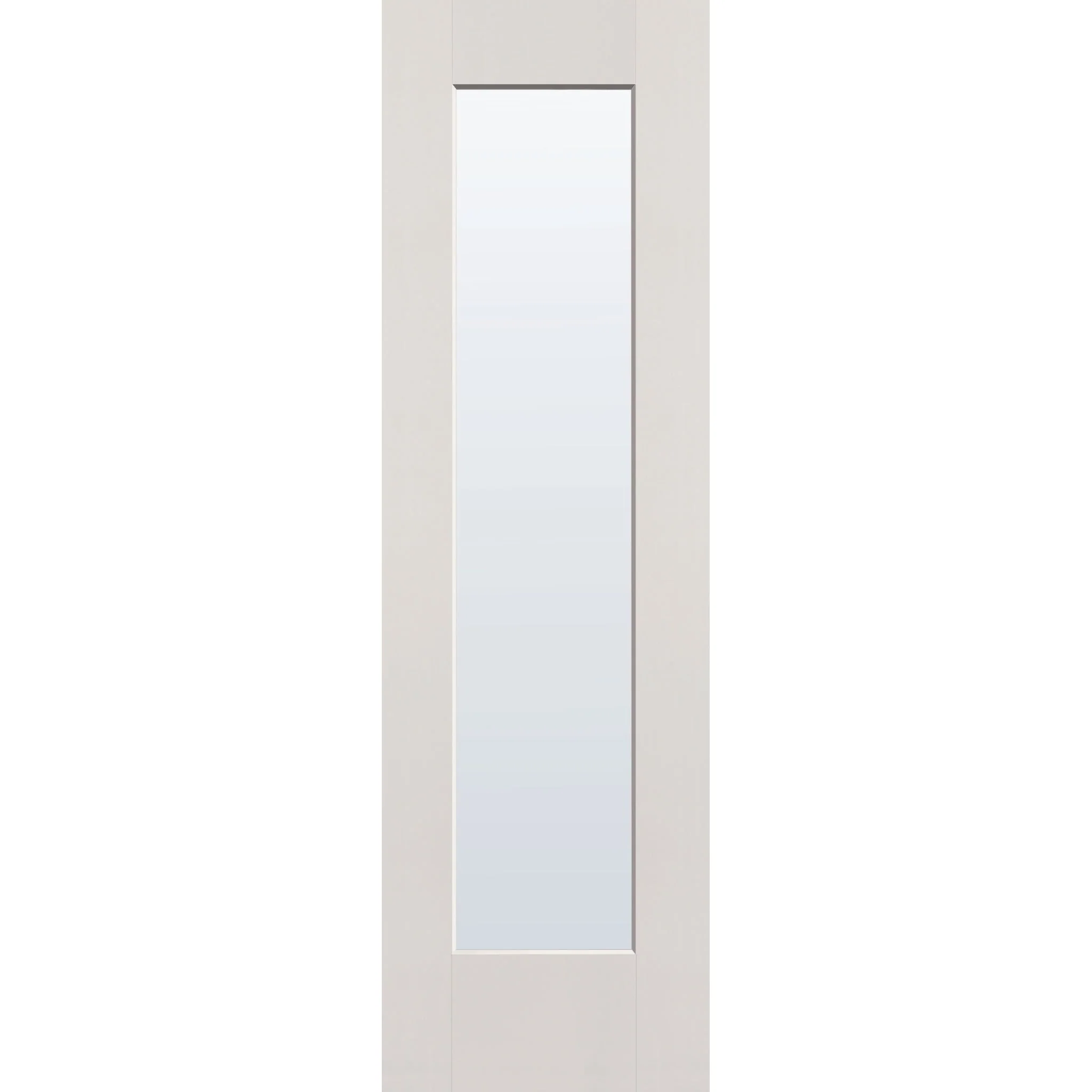 Clear Flush Glazed Fiberglass Entry Door - Full Lite (24" x 80") - Image 2