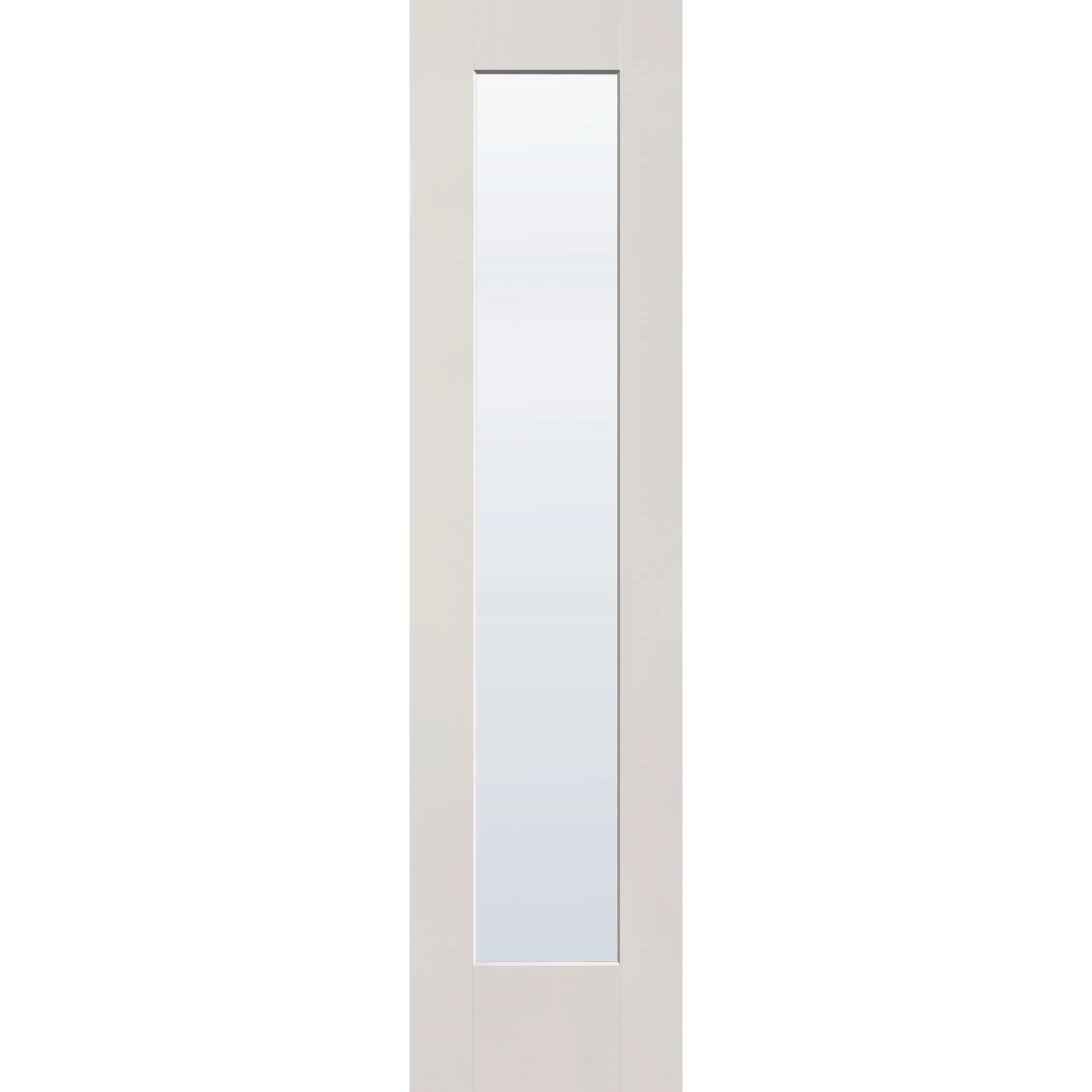 Clear Flush Glazed Fiberglass Entry Door - Full Lite (24" x 96") - Image 2