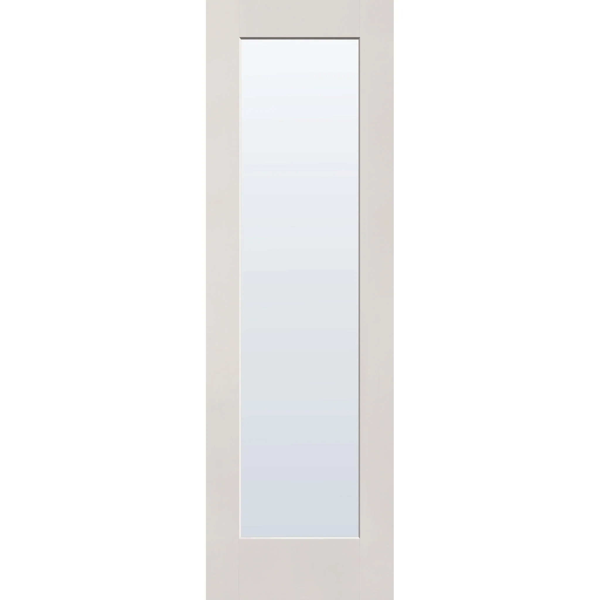 Clear Flush Glazed Fiberglass Entry Door - Full Lite (30" x 96") - Image 2