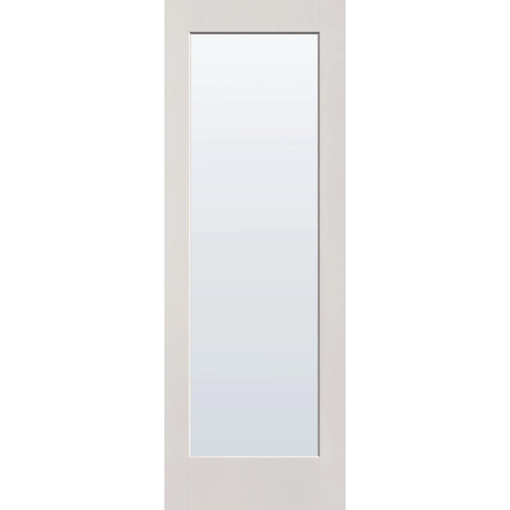 Clear Flush Glazed Fiberglass Entry Door - Full Lite (34" x 96") - Image 4