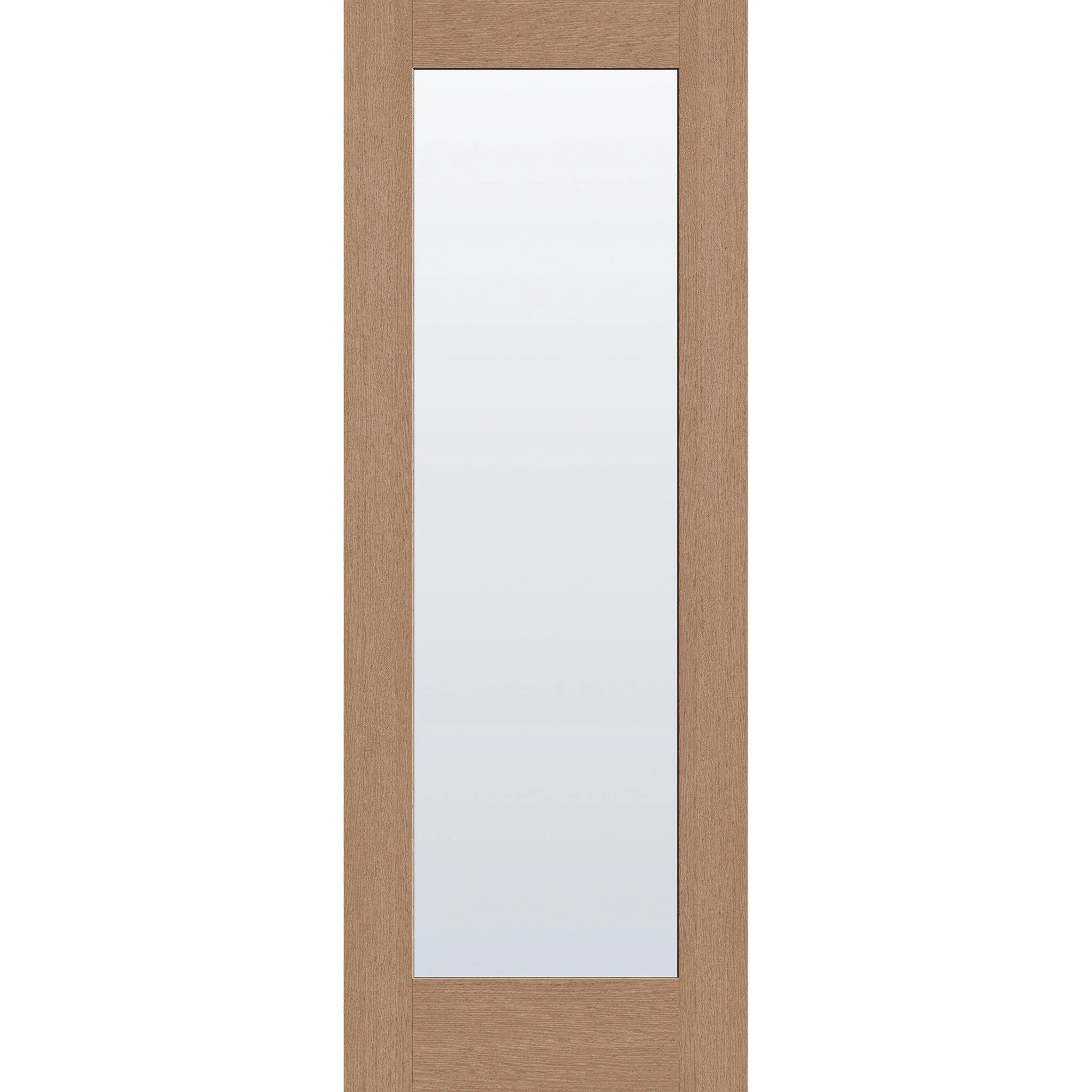 Clear Flush Glazed Fiberglass Entry Door - Full Lite (36" x 96") - Image 2