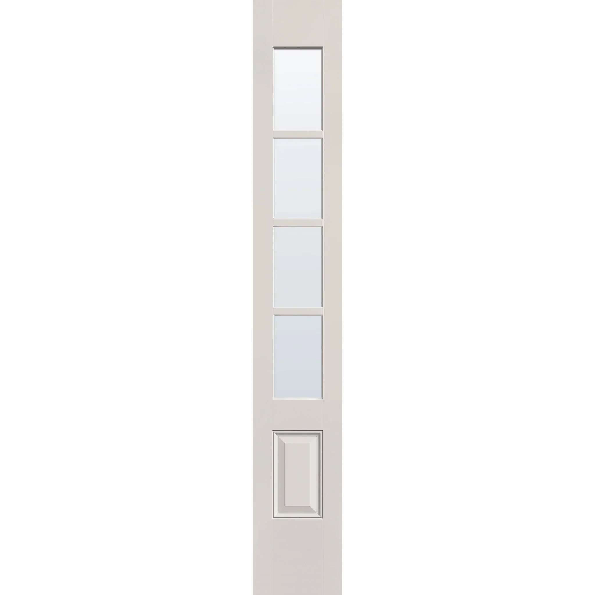 Clear Flush Glazed Fiberglass Sidelite Panel - 3/4 Lite (12" x 80") - Image 2