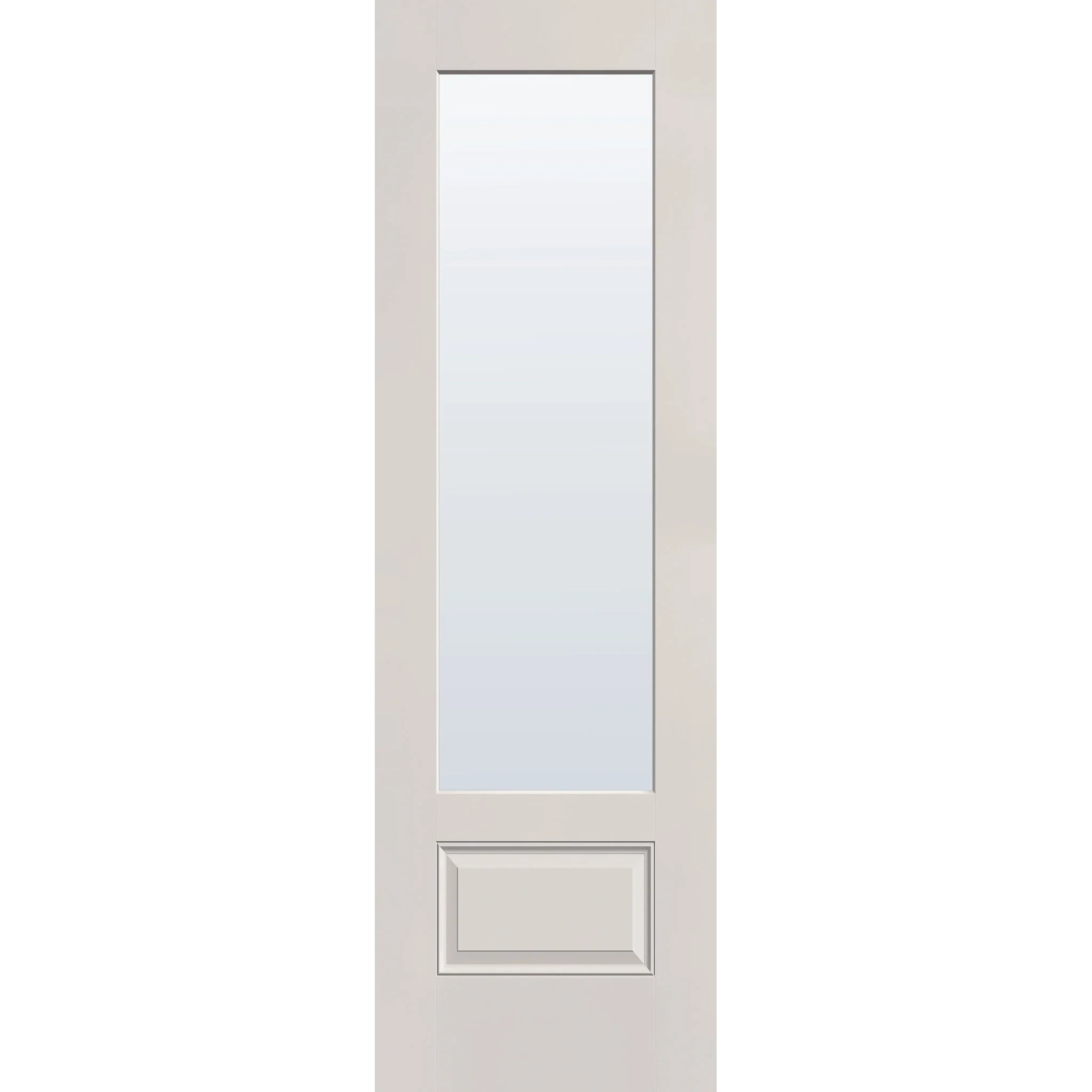 Clear Flush Glazed Hurricane-Rated Fiberglass Entry Door - 3/4 Lite (30" x 96") - Image 2
