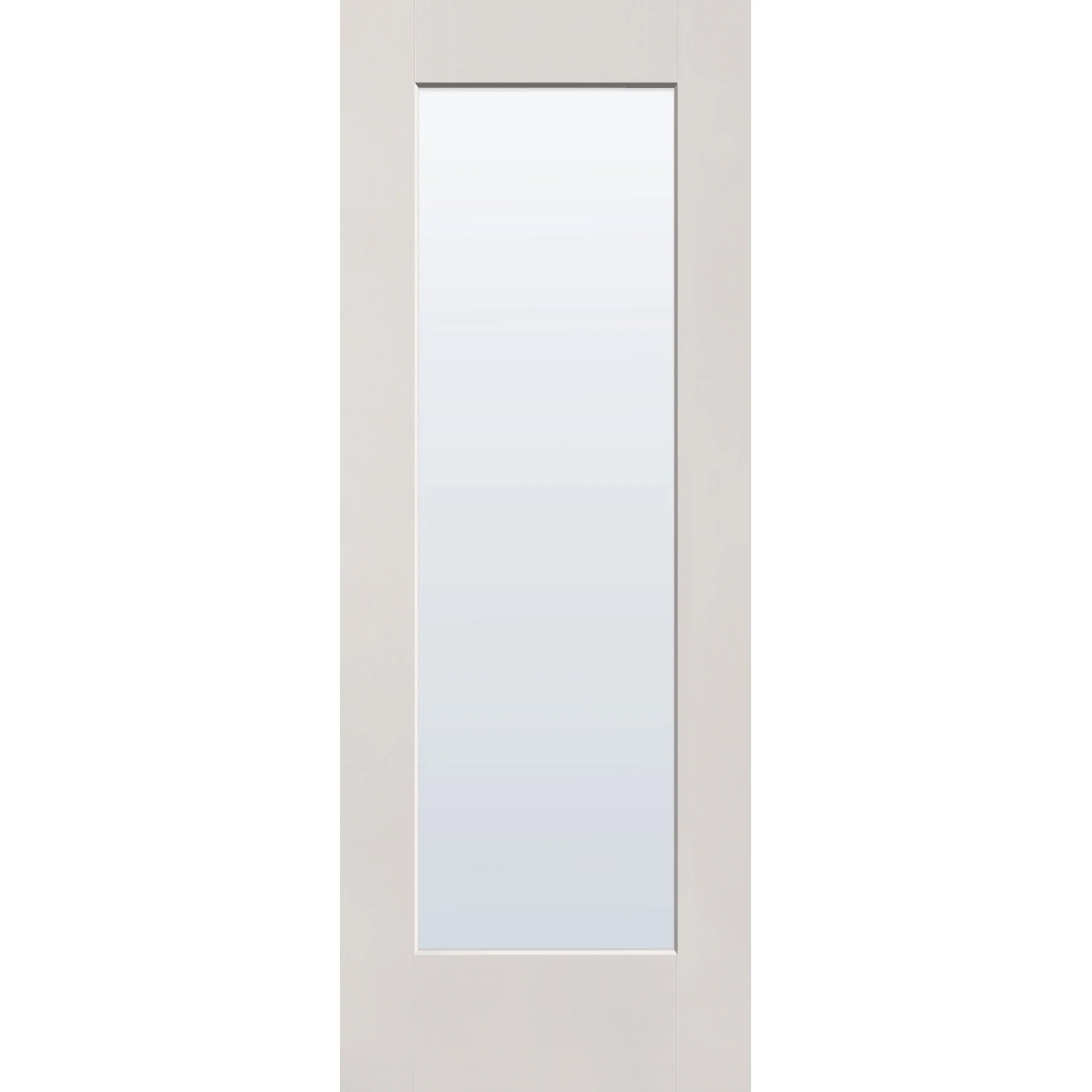 Clear Flush Glazed Hurricane-Rated Fiberglass Entry Door - Full Lite (30" x 80") - Image 2