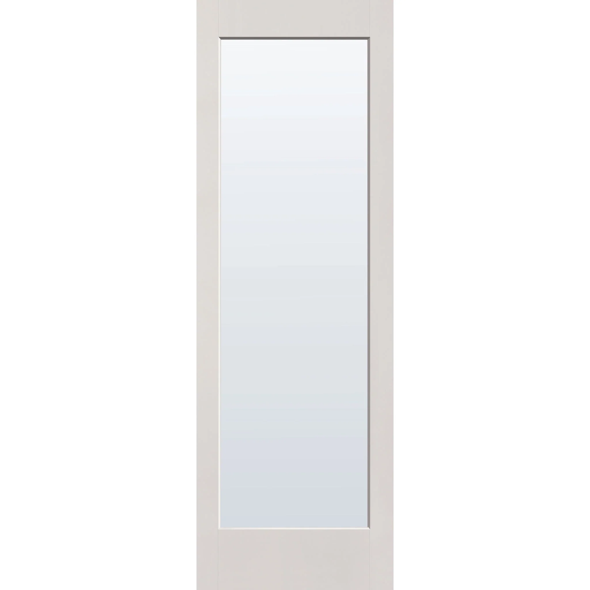 Clear Flush Glazed Hurricane-Rated Fiberglass Entry Door - Full Lite (32" x 96") - Image 2