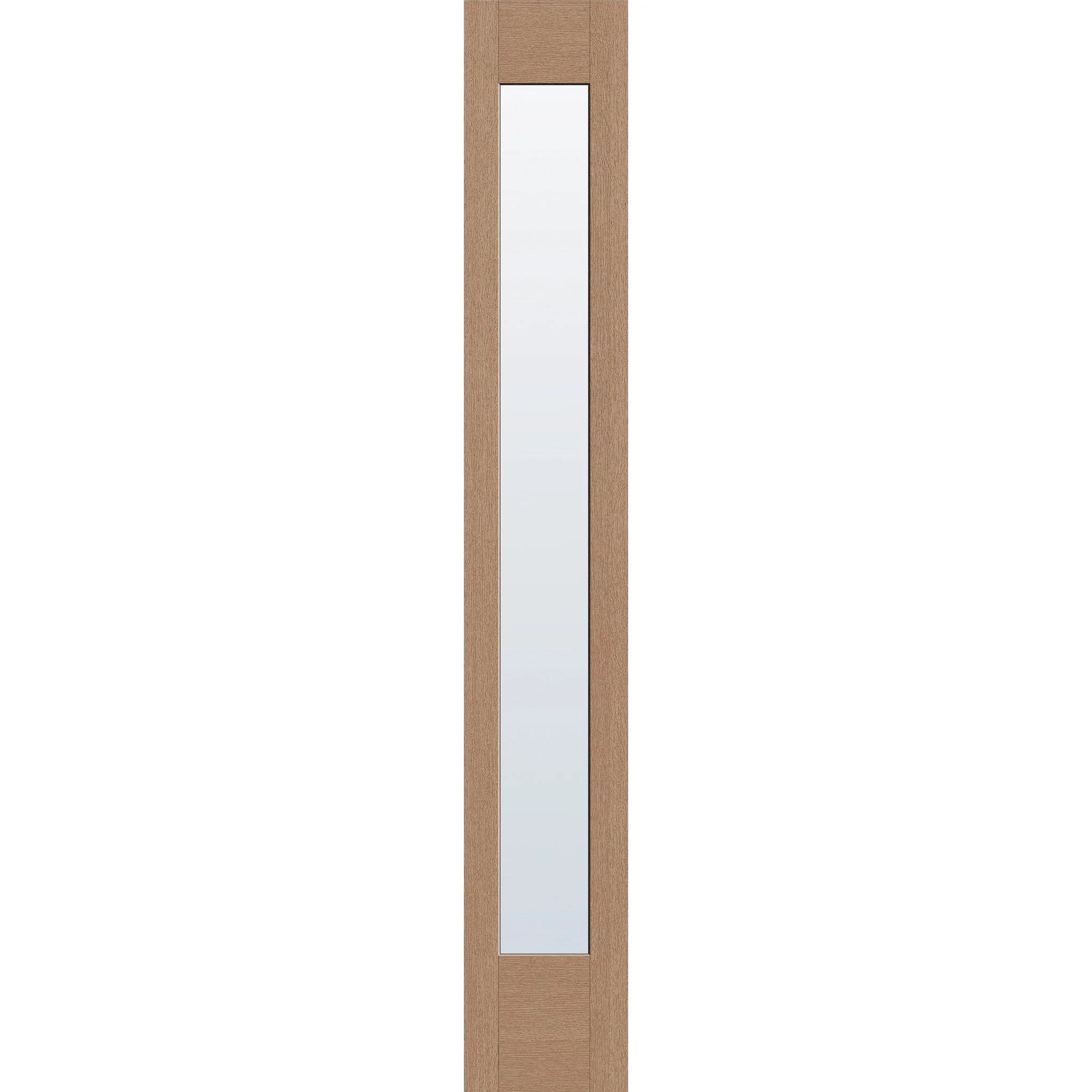 Clear Flush Glazed Hurricane-Rated Fiberglass Sidelite Panel - Full Lite (12" x 80")