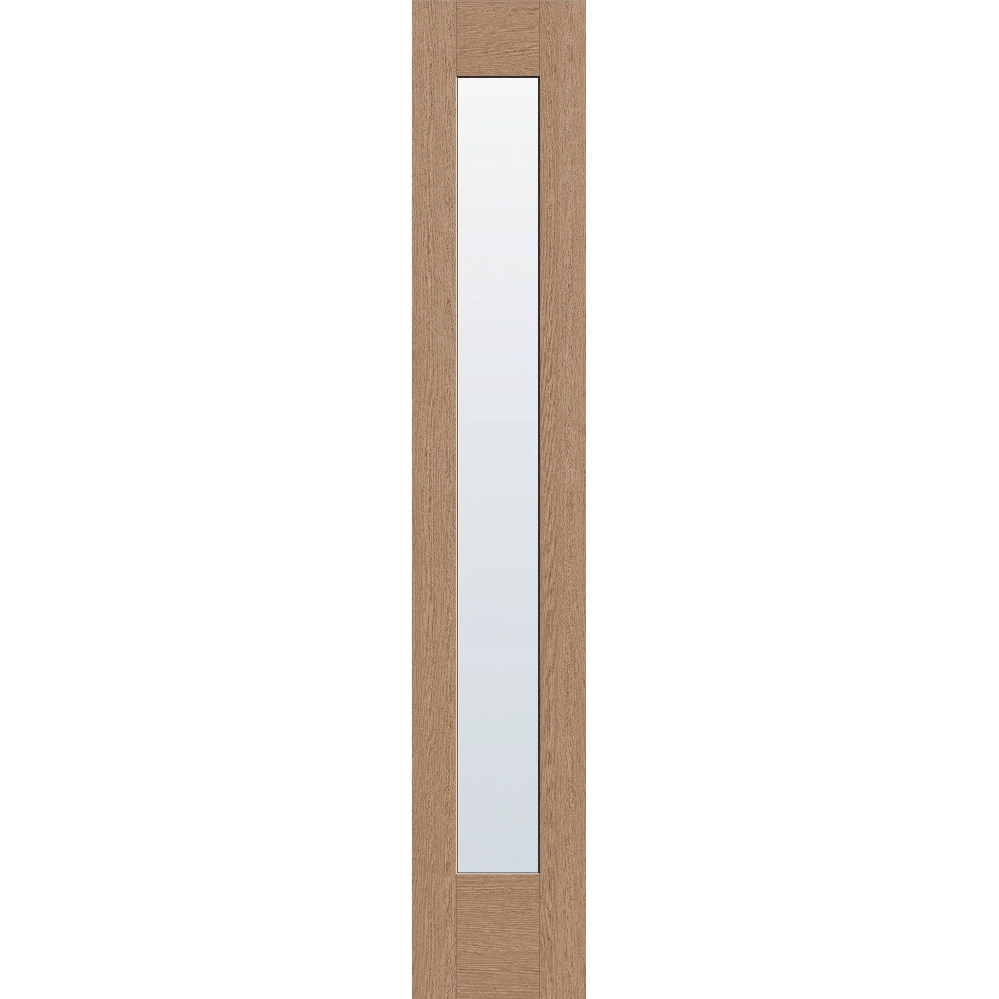 Clear Flush Glazed Hurricane-Rated Fiberglass Sidelite Panel - Full Lite (14" x 80")