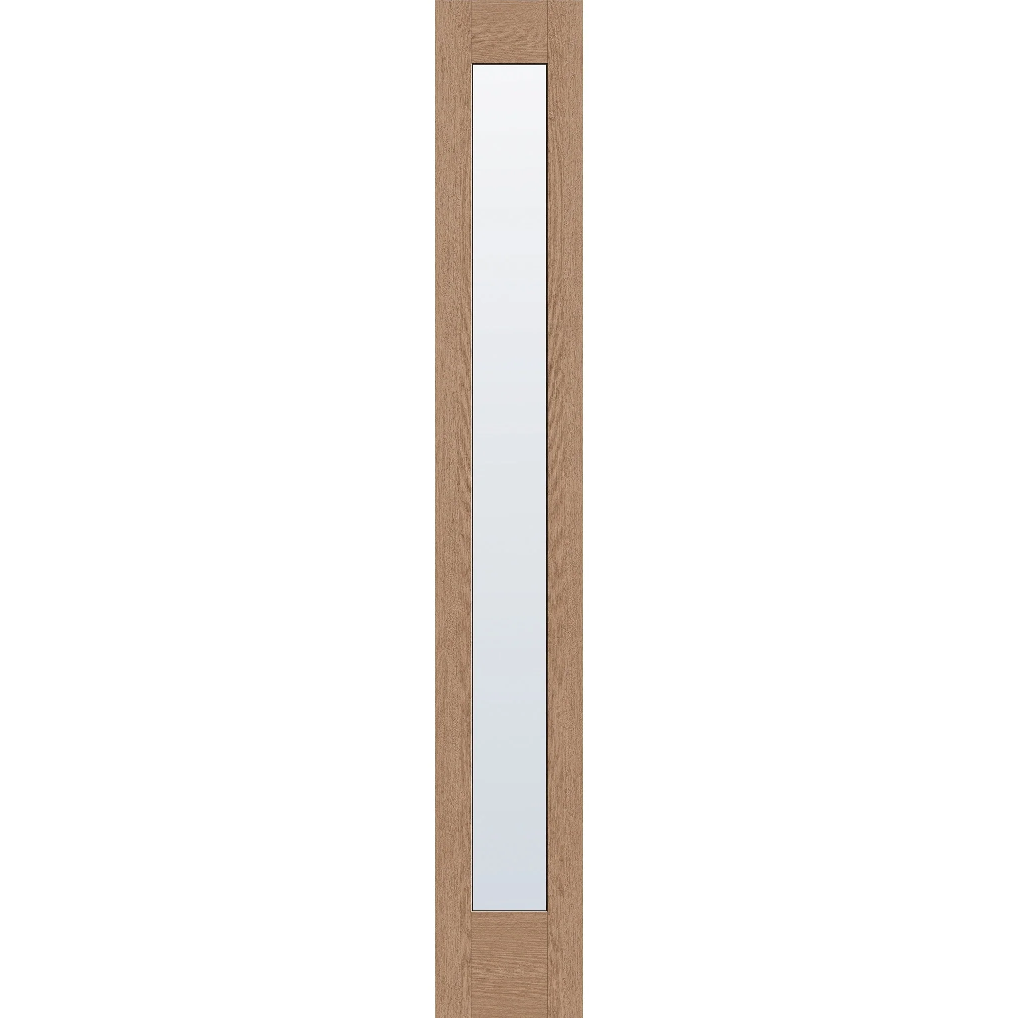 Clear Flush Glazed Hurricane-Rated Fiberglass Sidelite Panel - Full Lite (14" x 96")