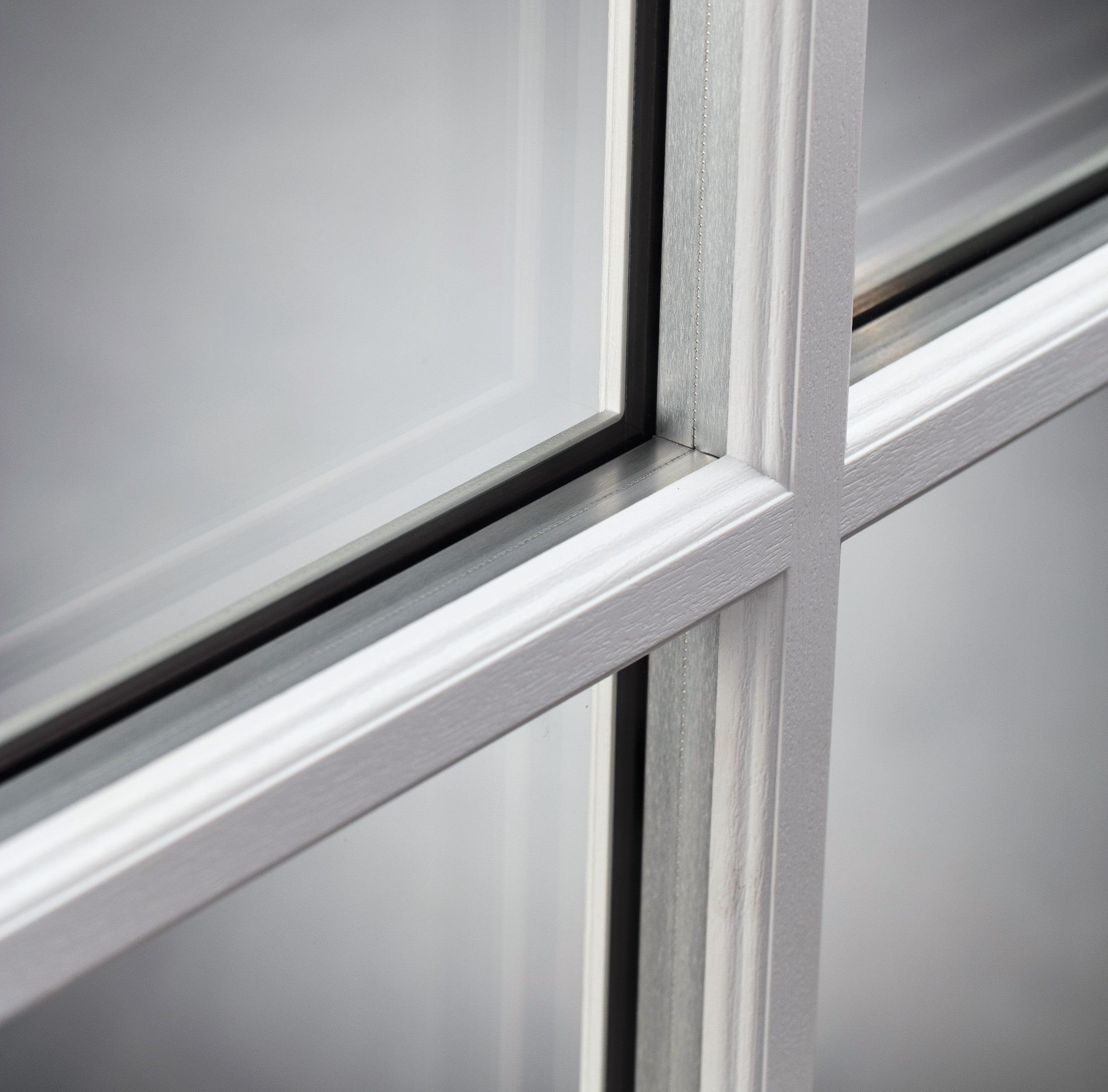Clear Simulated 6 Lite Glass and Frame Kit (3/4 Lite 24" x 50" Frame Size) - Image 3