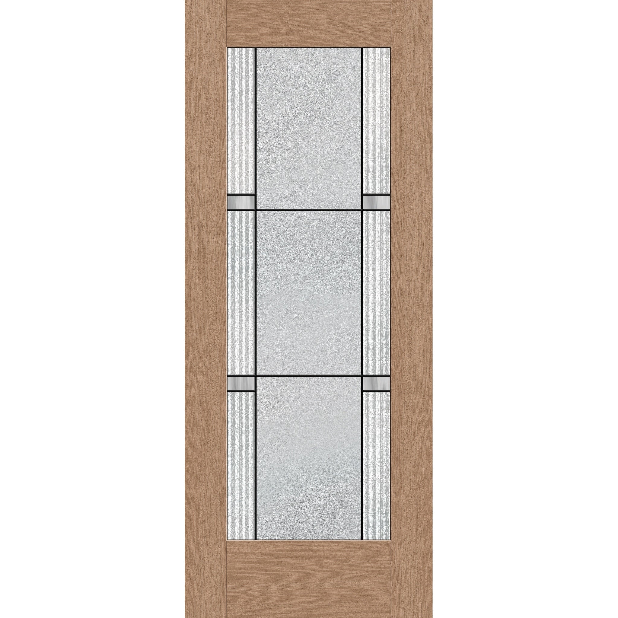Dexter Flush Glazed Fiberglass Entry Door - Full Lite (32" x 80")