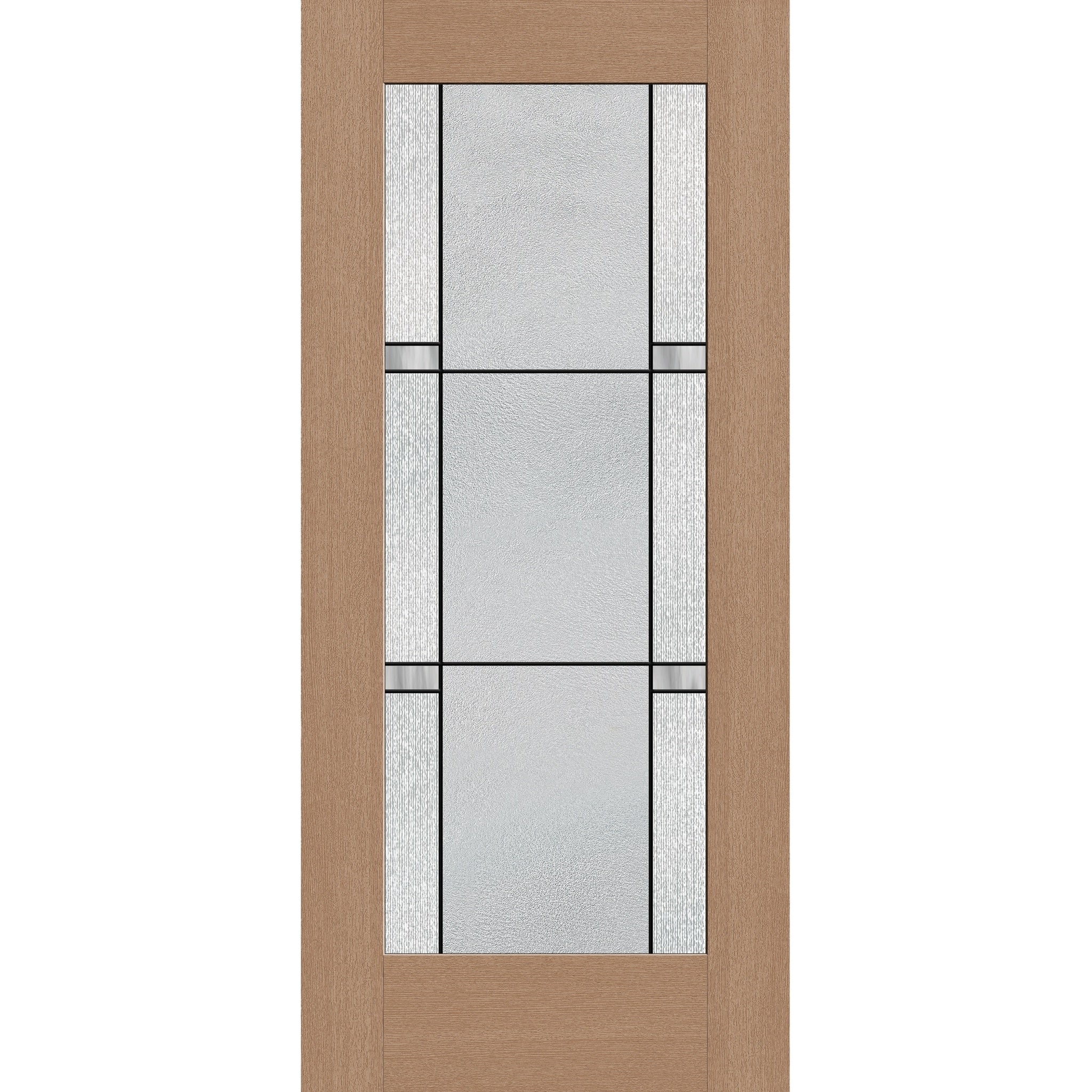 Dexter Flush Glazed Fiberglass Entry Door - Full Lite (36" x 80")