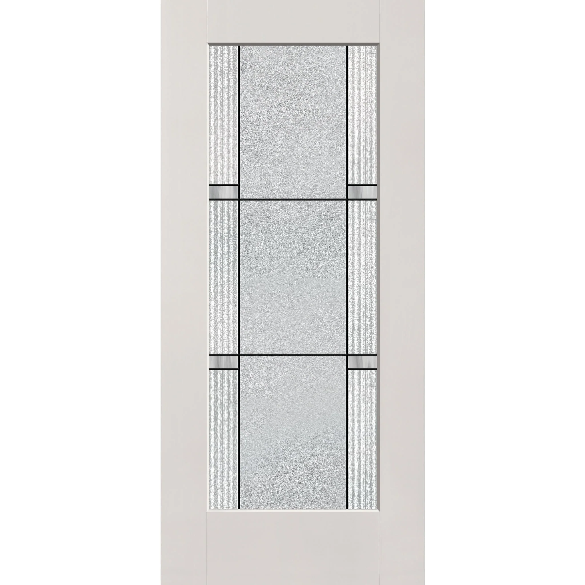 Dexter Flush Glazed Fiberglass Entry Door - Full Lite (36" x 80") - Image 2