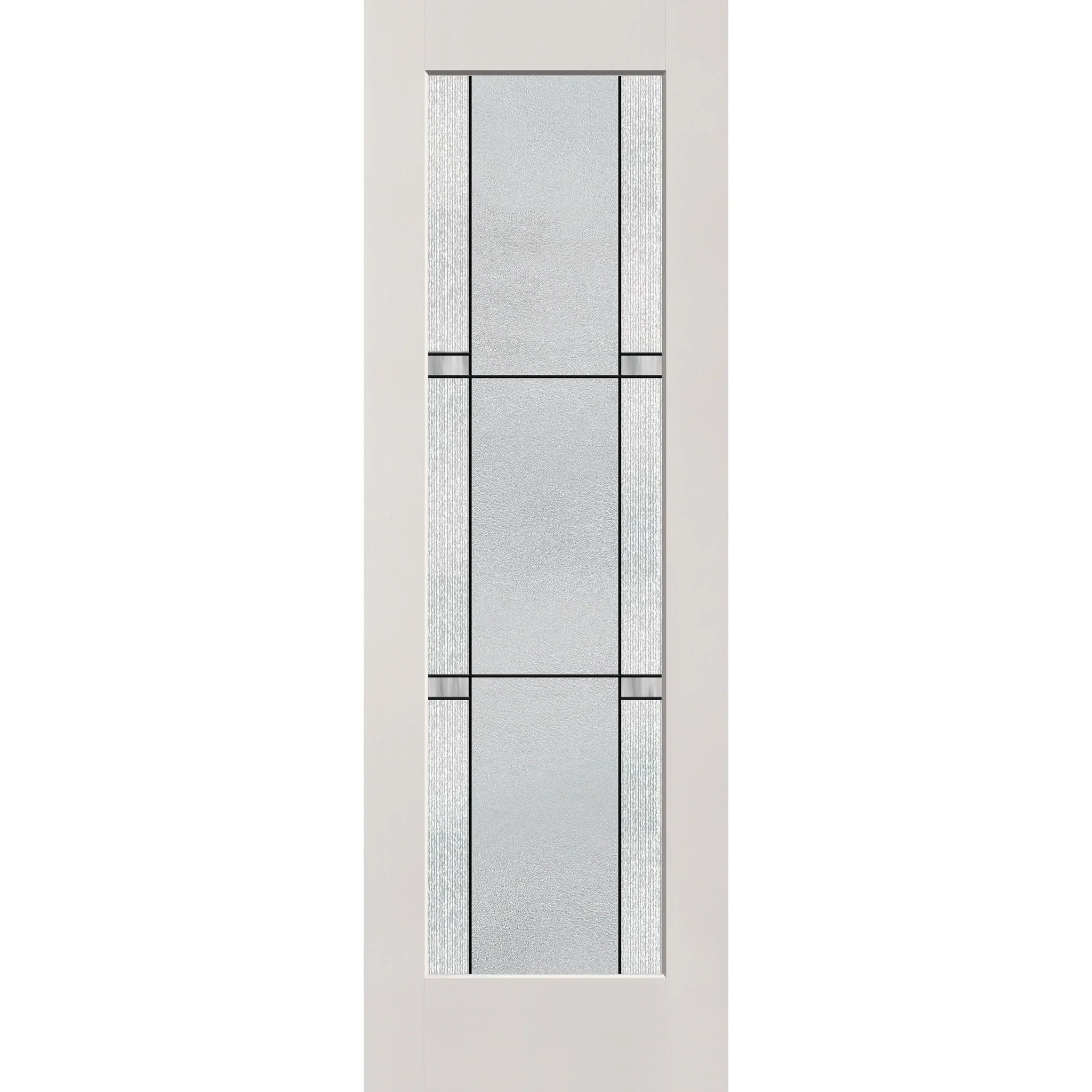 Dexter Flush Glazed Hurricane-Rated Fiberglass Entry Door - Full Lite (32" x 96") - Image 2