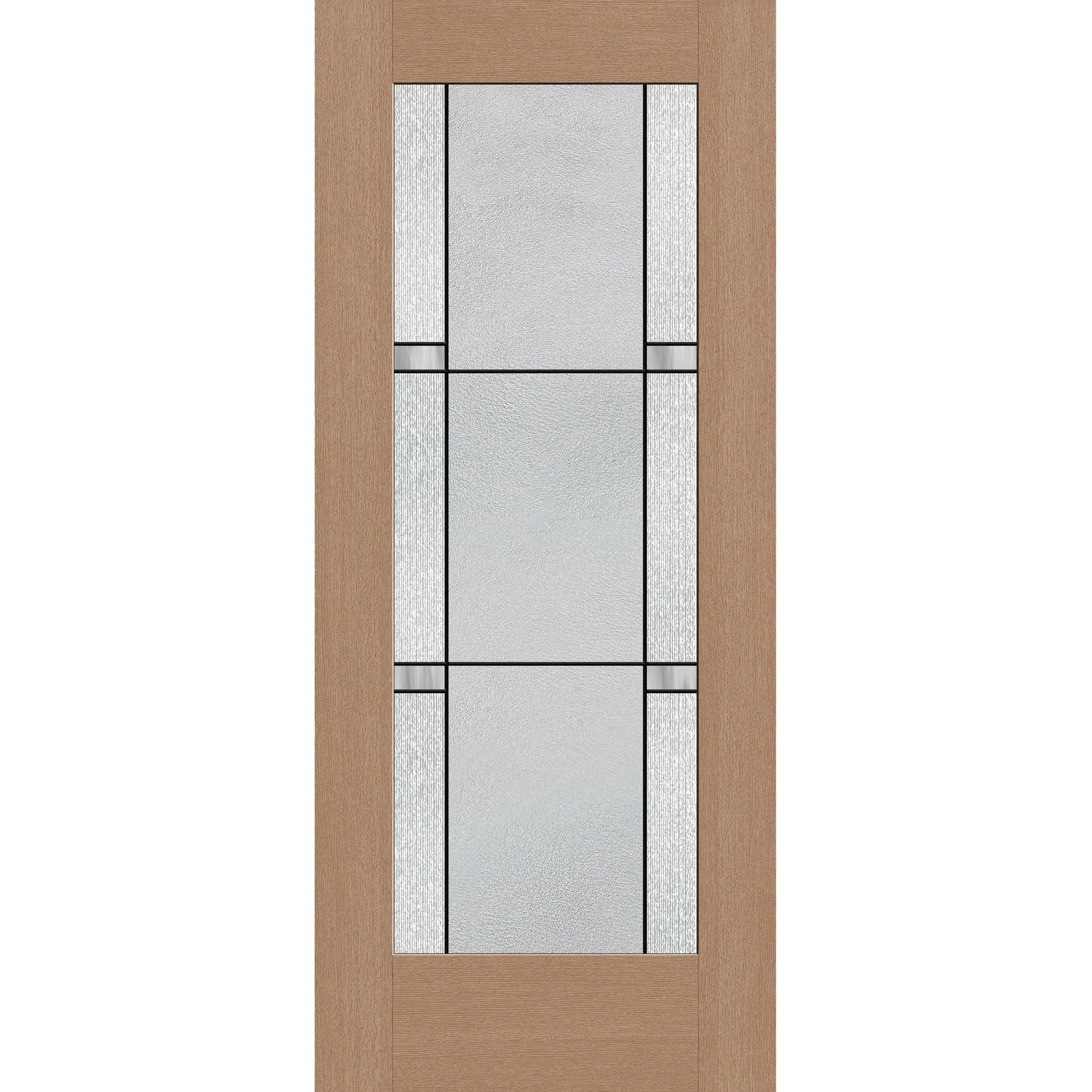 Dexter Flush Glazed Hurricane-Rated Fiberglass Entry Door - Full Lite (34" x 80")