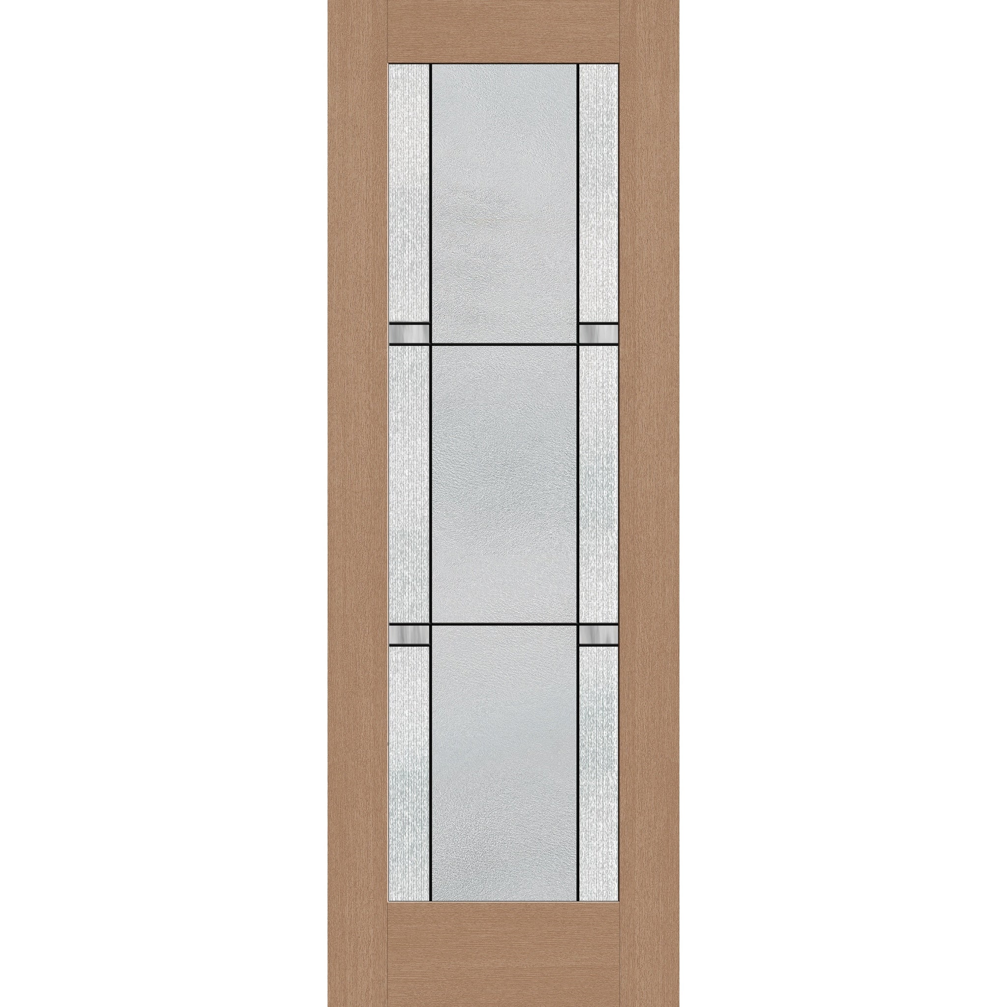 Dexter Flush Glazed Hurricane-Rated Fiberglass Entry Door - Full Lite (34" x 96")