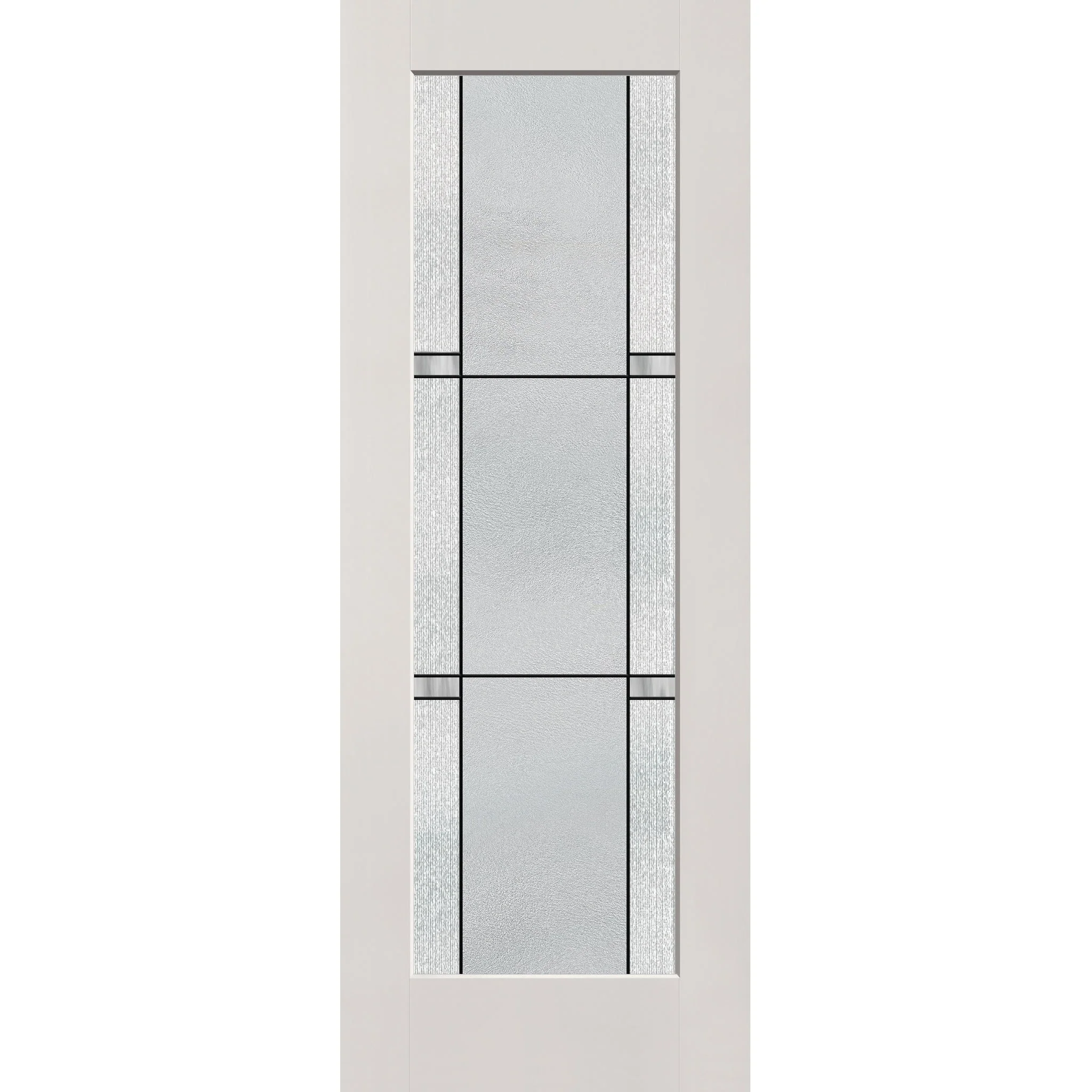 Dexter Flush Glazed Hurricane-Rated Fiberglass Entry Door - Full Lite (36" x 96") - Image 2