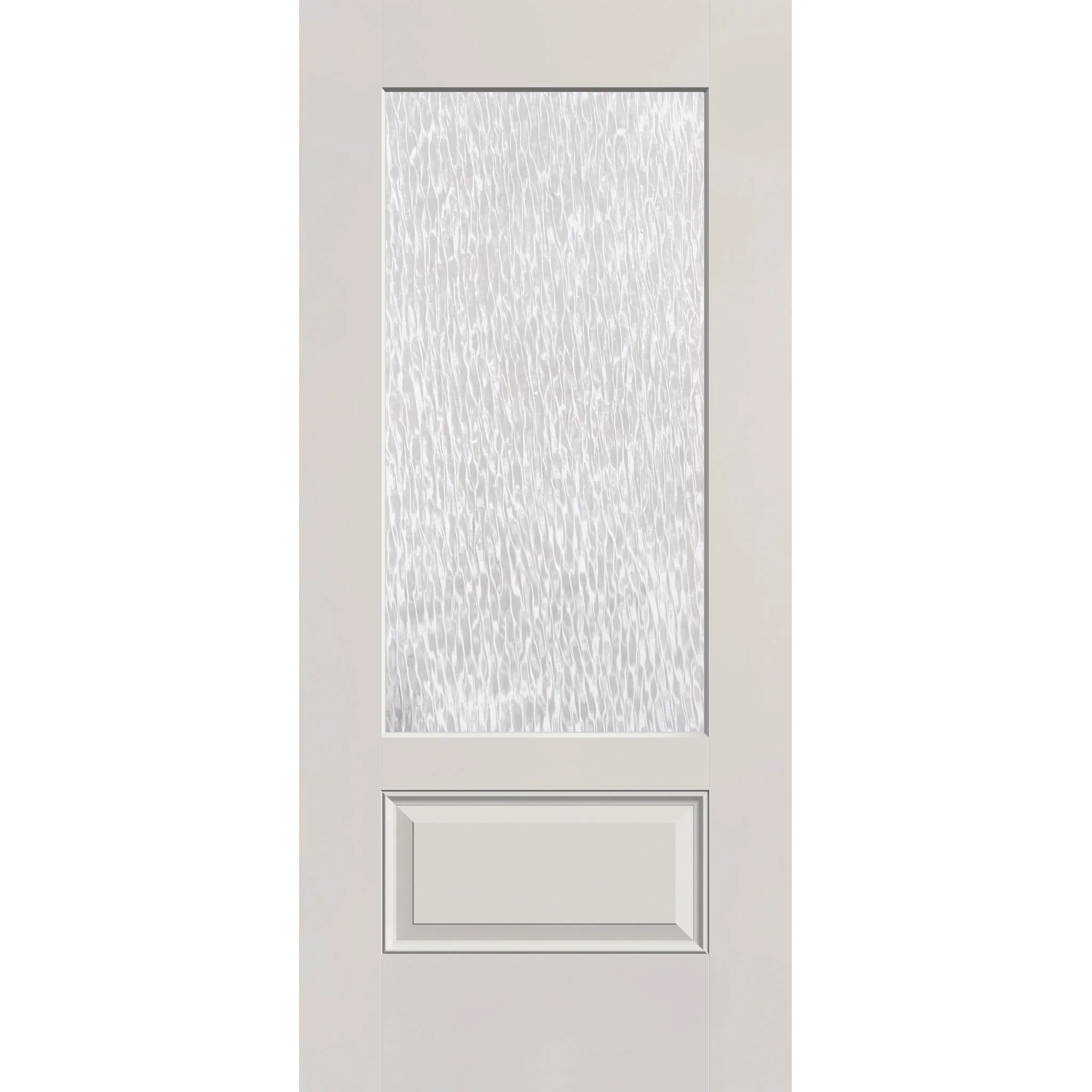 Double Waterglass Flush Glazed Fiberglass Entry Door - 3/4 Lite (36" x 80") - Image 2