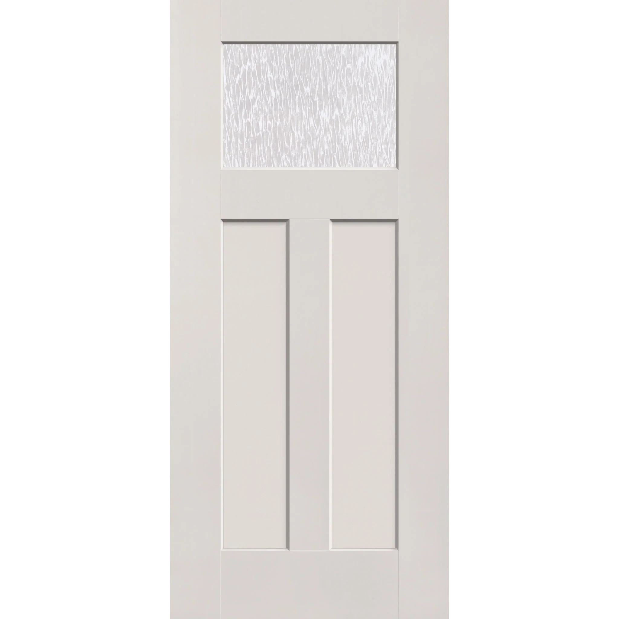 Double Waterglass Flush Glazed Fiberglass Entry Door - Craftsman 2 Panel (36" x 80") - Image 2