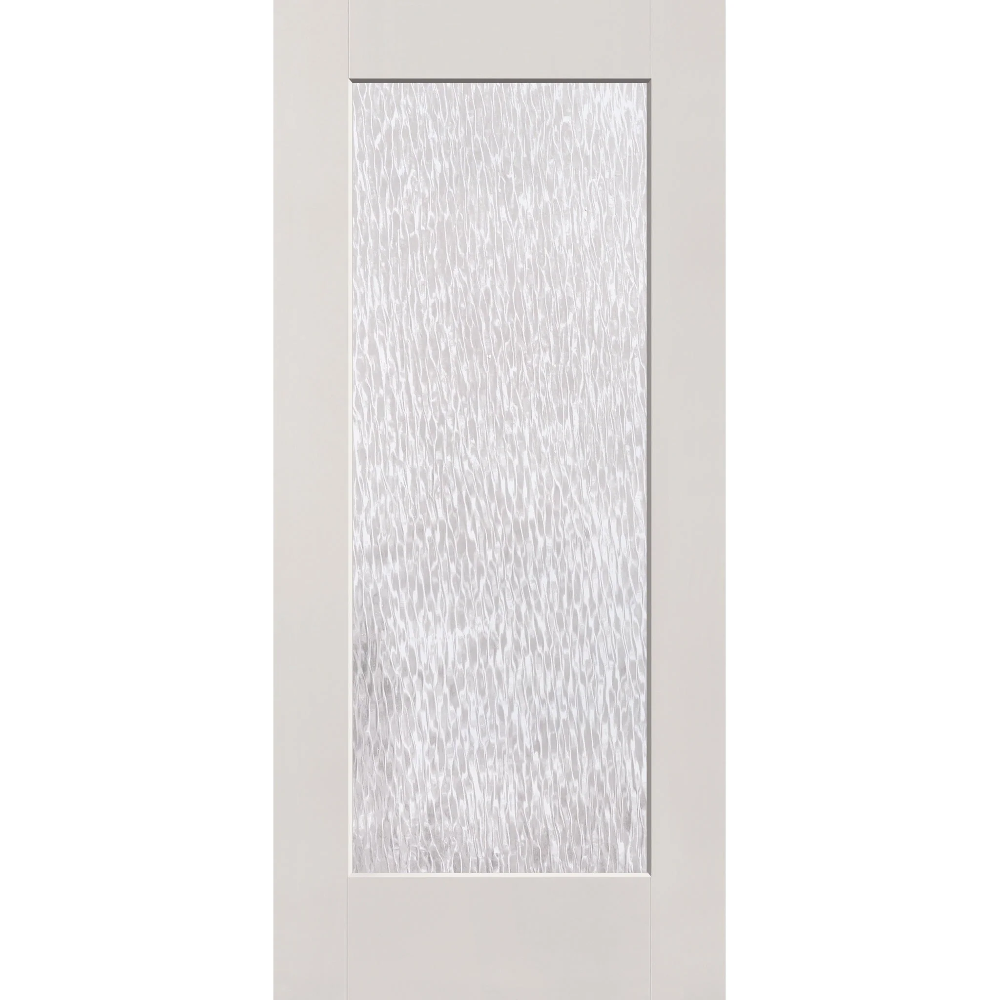 Double Waterglass Flush Glazed Fiberglass Entry Door - Full Lite (36" x 80")