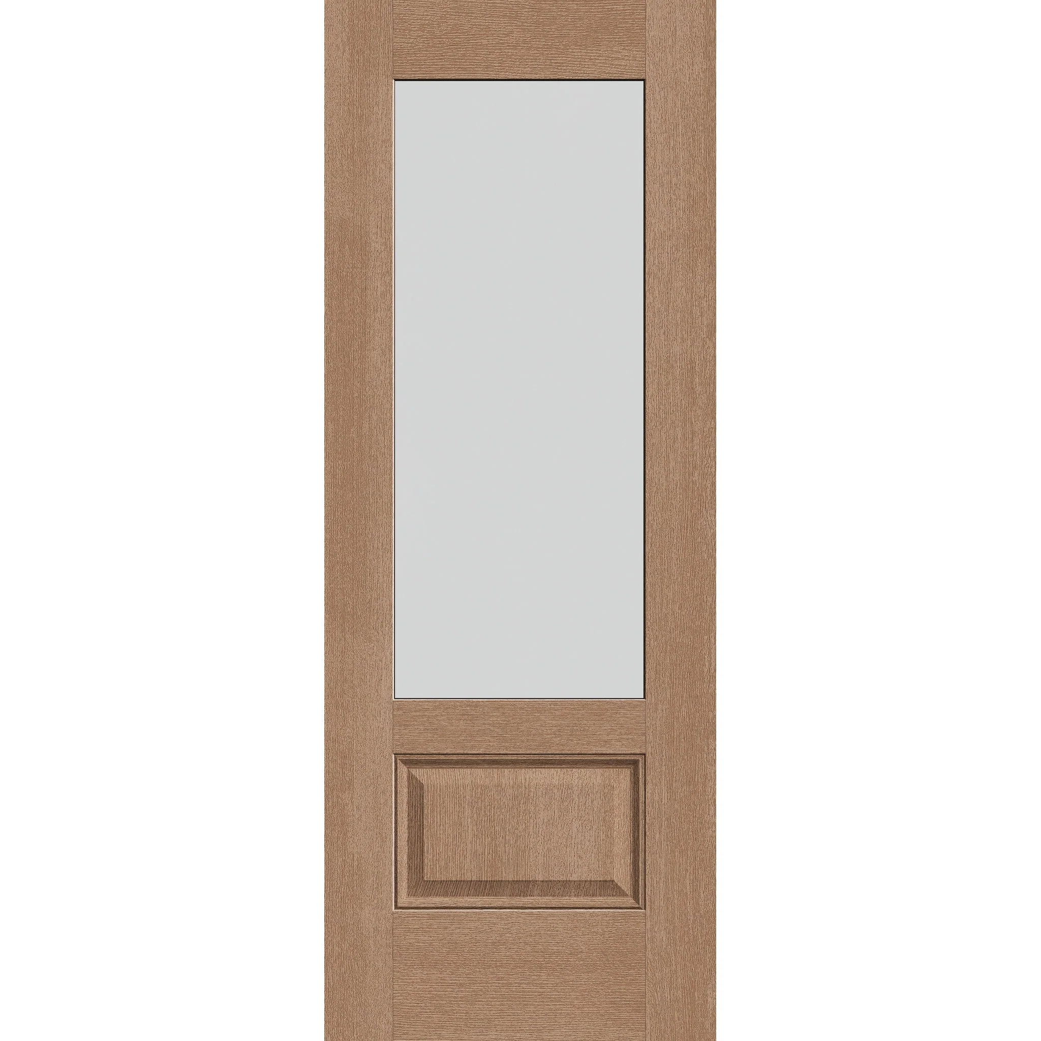 Frost Flush Glazed Fiberglass Entry Door - 3/4 Lite (30" x 80")