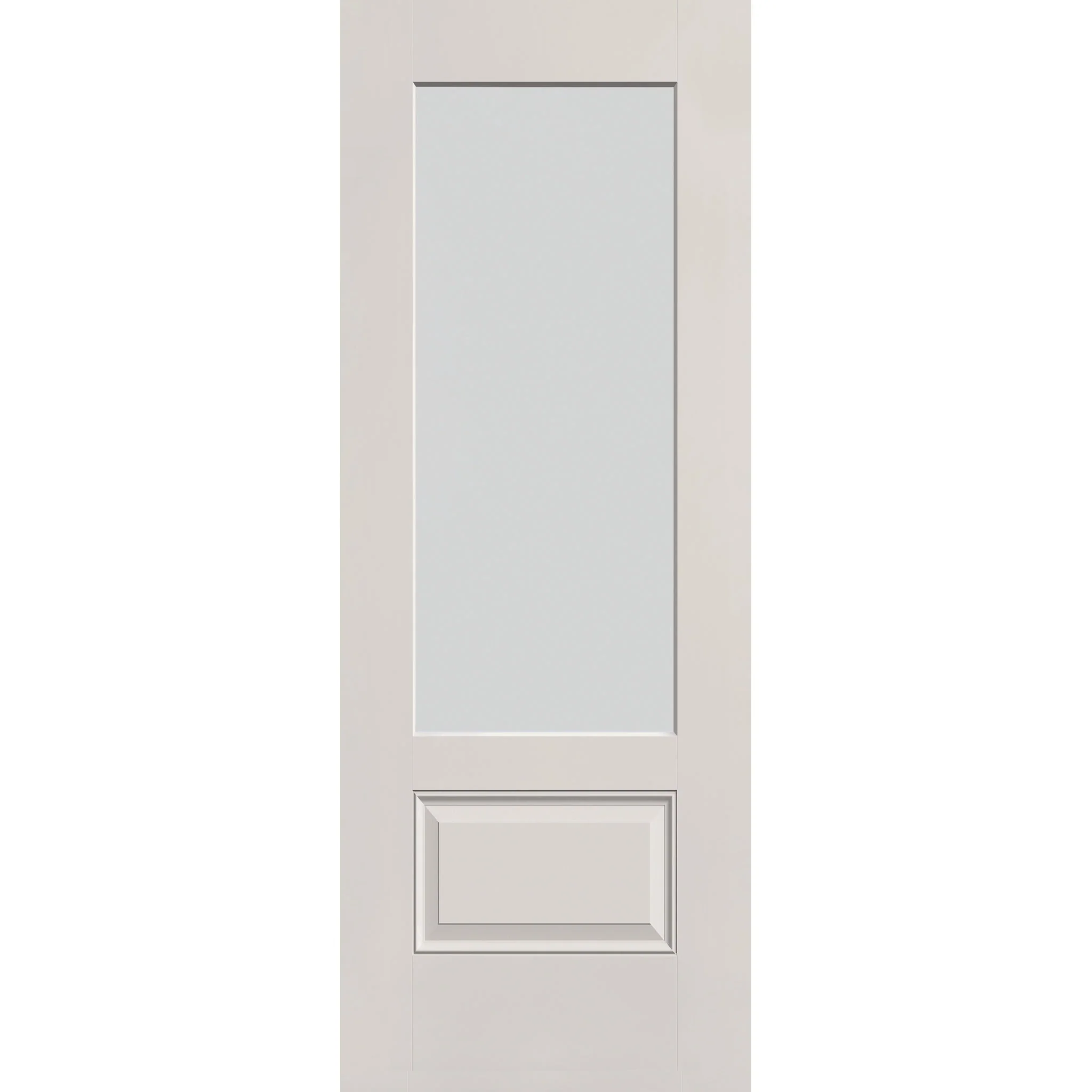 Frost Flush Glazed Fiberglass Entry Door - 3/4 Lite (30" x 80") - Image 2