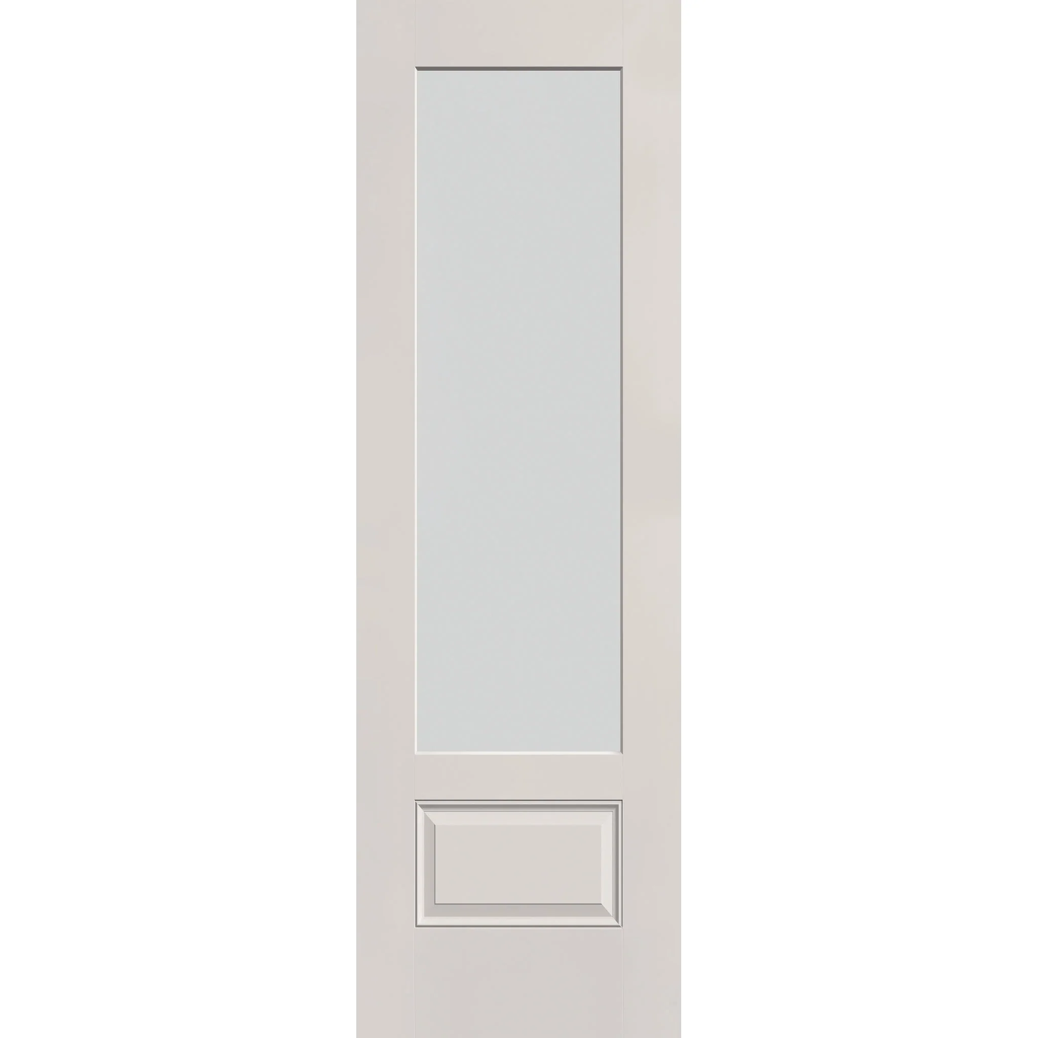 Frost Flush Glazed Fiberglass Entry Door - 3/4 Lite (30" x 96") - Image 2