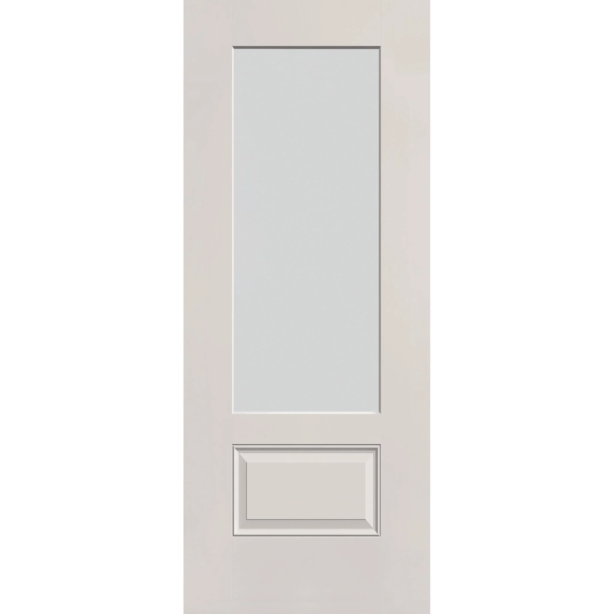 Frost Flush Glazed Fiberglass Entry Door - 3/4 Lite (32" x 80") - Image 2