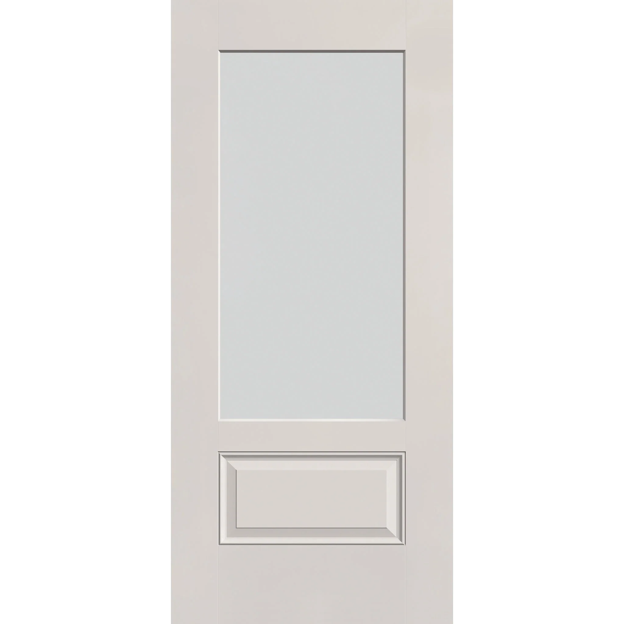Frost Flush Glazed Fiberglass Entry Door - 3/4 Lite (36" x 80") - Image 2