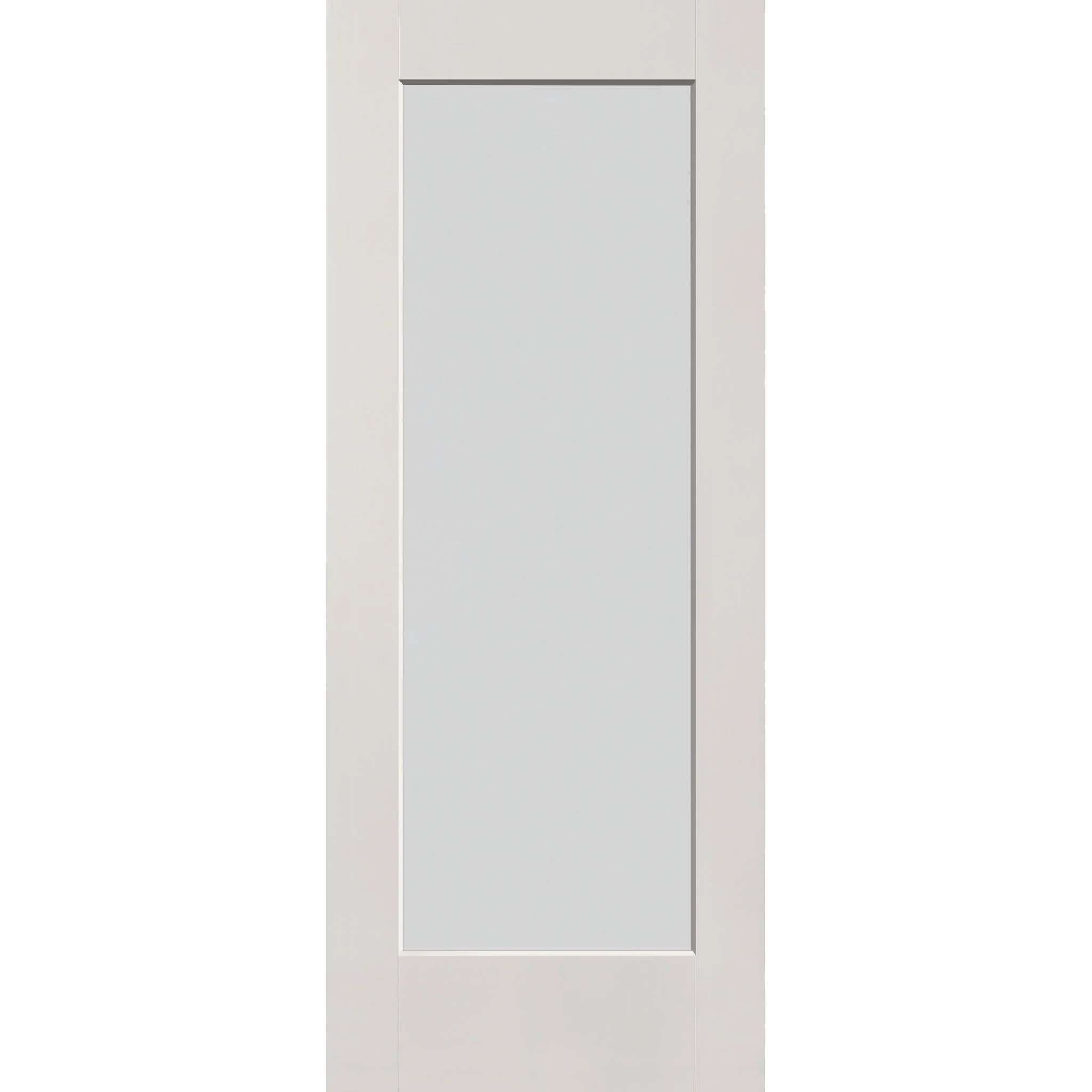 Frost Flush Glazed Fiberglass Entry Door - Full Lite (32" x 80") - Image 2