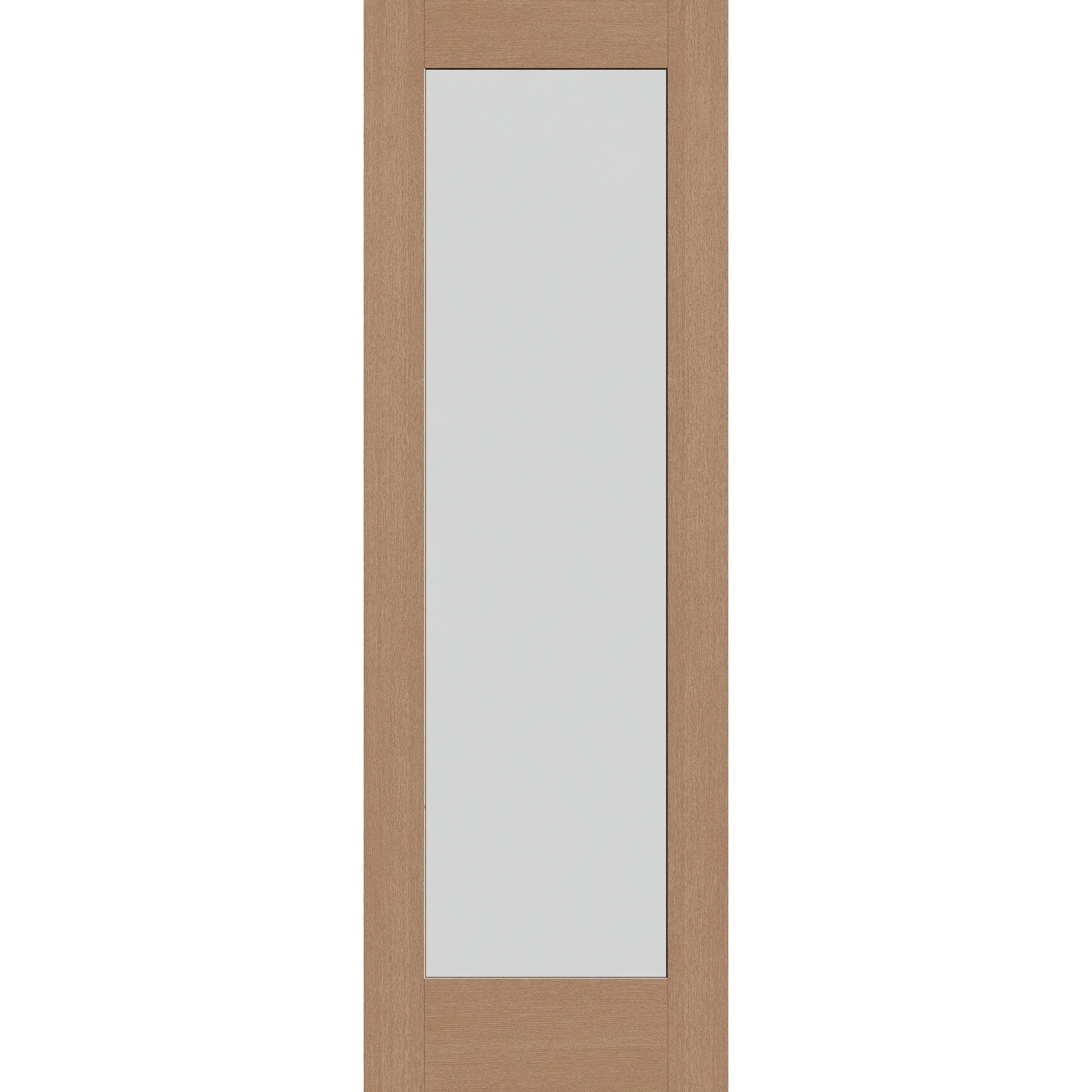 Frost Flush Glazed Fiberglass Entry Door - Full Lite (32" x 96")