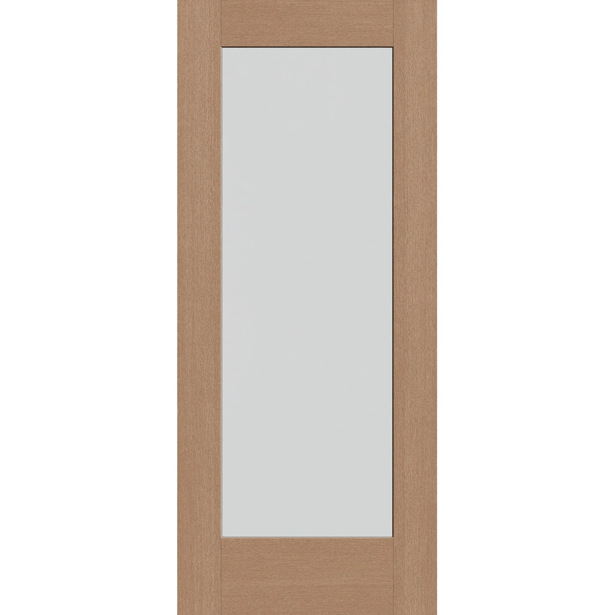 Frost Flush Glazed Fiberglass Entry Door - Full Lite (34" x 80") - Image 2