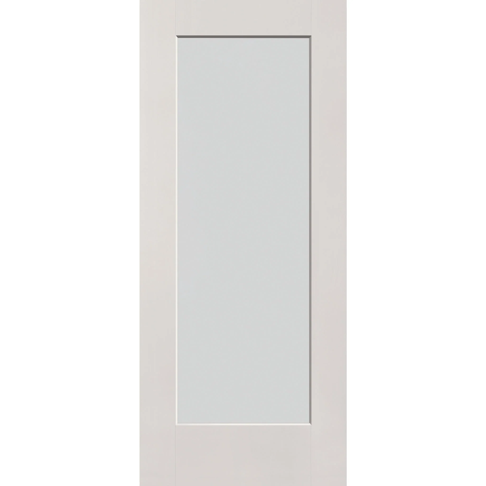 Frost Flush Glazed Fiberglass Entry Door - Full Lite (34" x 80") - Image 4