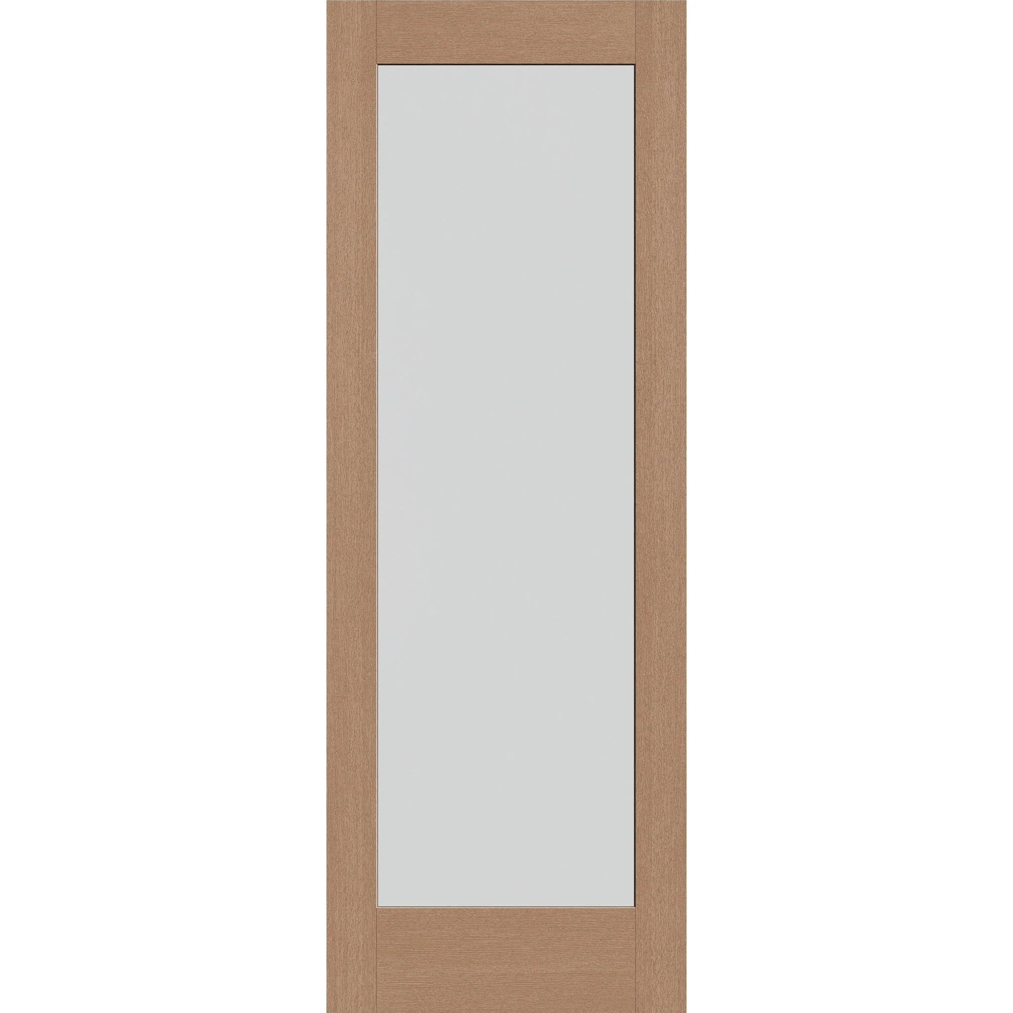 Frost Flush Glazed Fiberglass Entry Door - Full Lite (34" x 96")