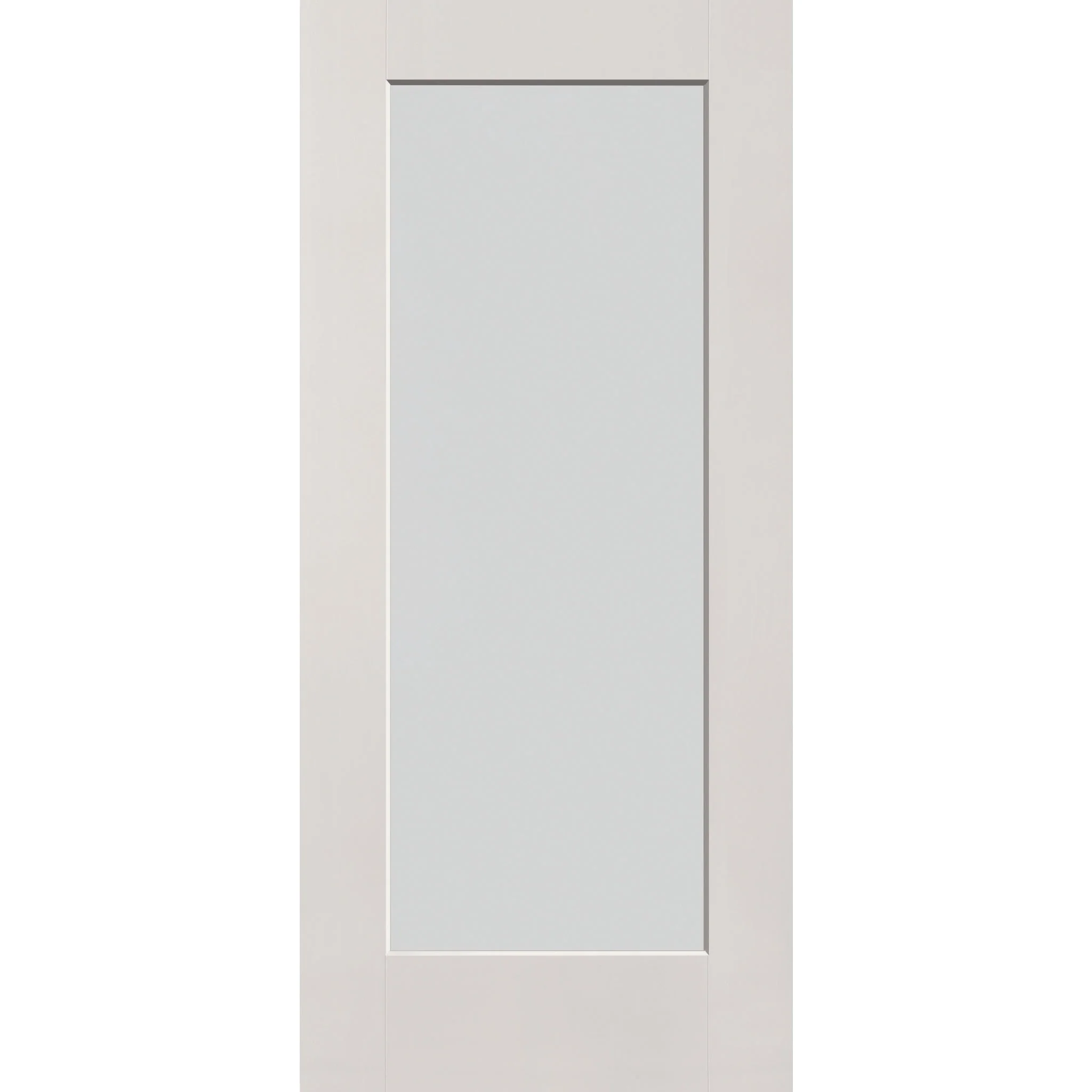 Frost Flush Glazed Fiberglass Entry Door - Full Lite (36" x 80") - Image 4