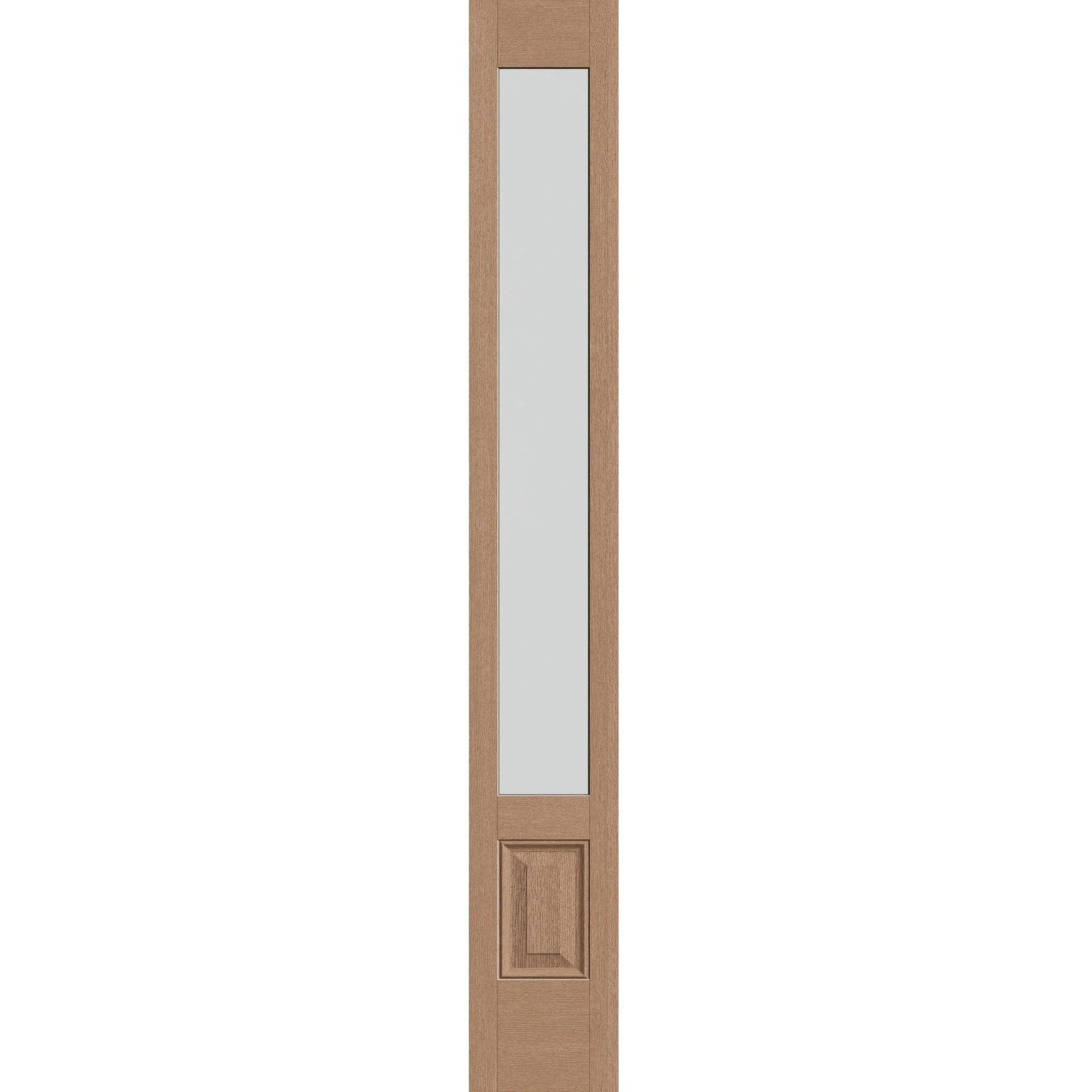 Frost Flush Glazed Fiberglass Sidelite Panel - 3/4 Lite (14" x 96")